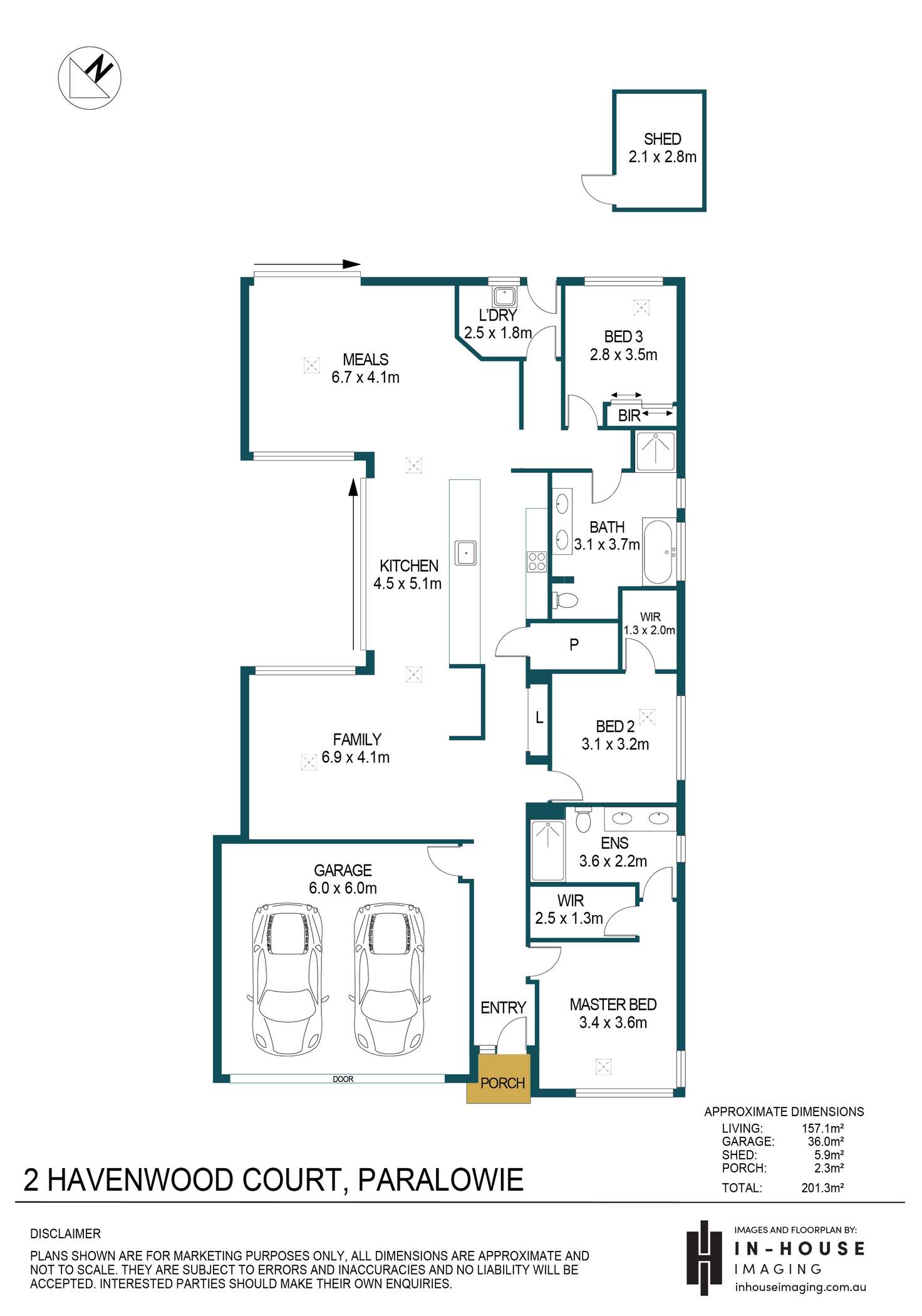 Floorplan of Homely house listing, 2 Havenwood Court, Paralowie SA 5108