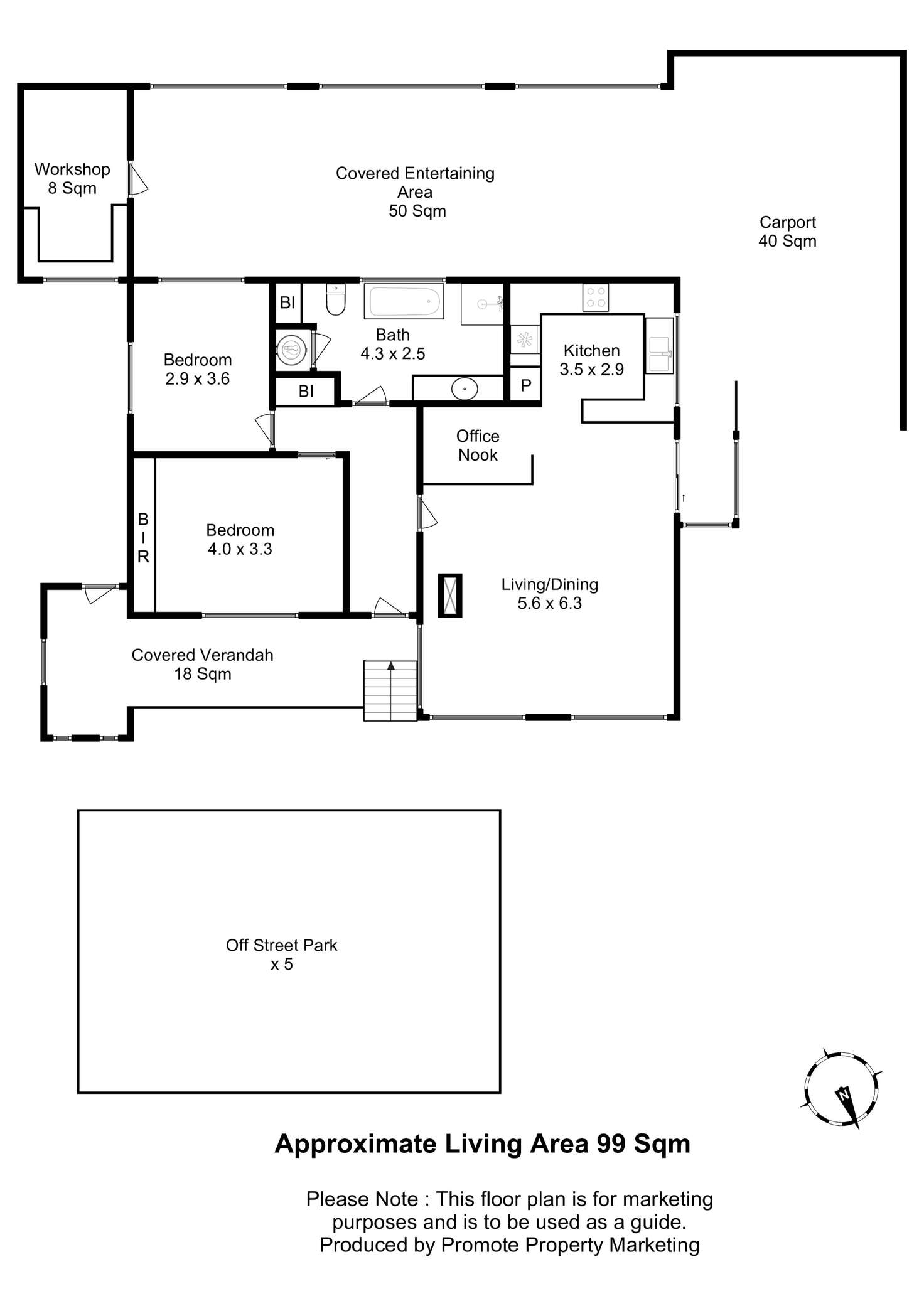 Floorplan of Homely house listing, 602B Nelson Road, Mount Nelson TAS 7007