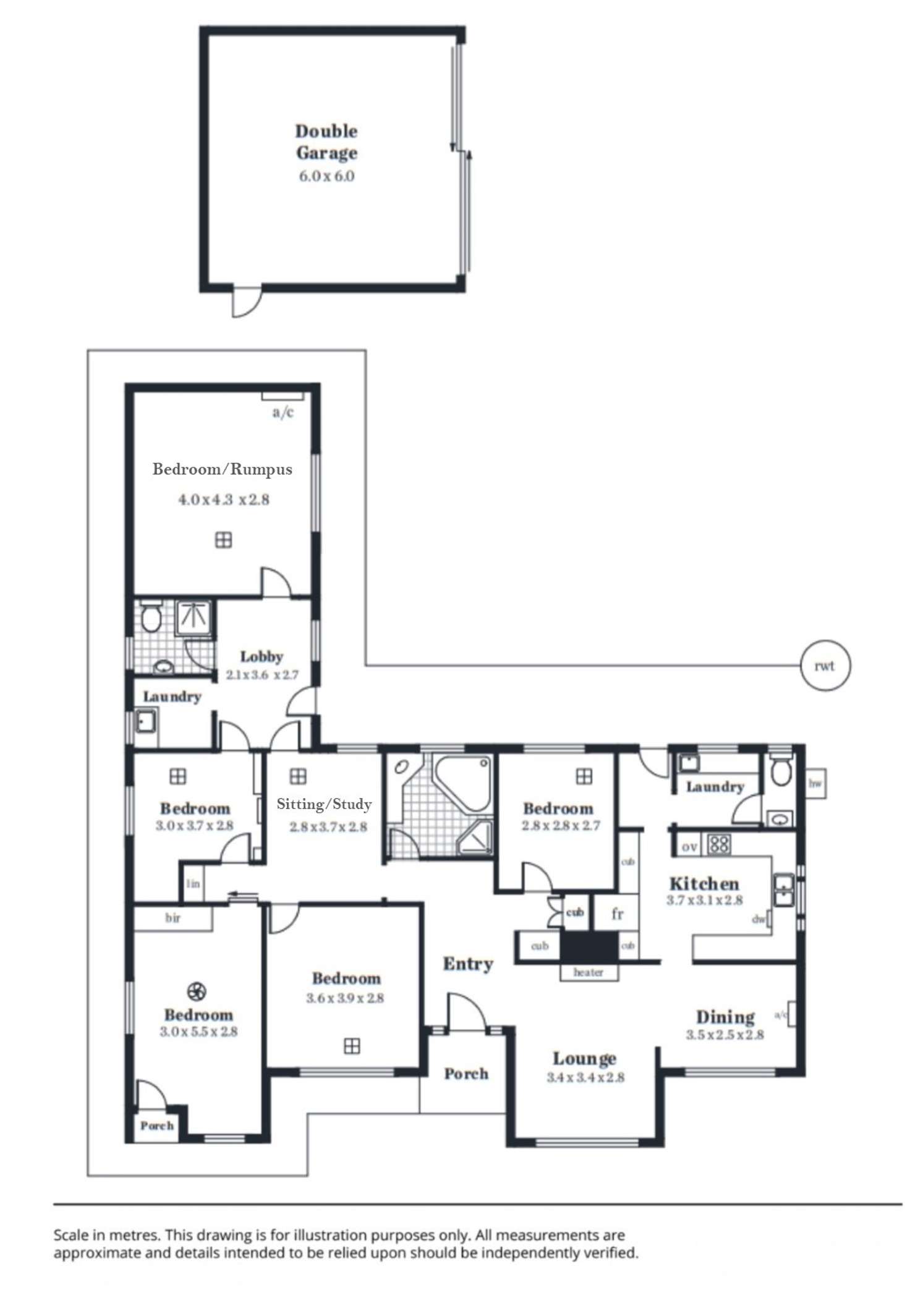 Floorplan of Homely house listing, 5 Argyle Avenue, Millswood SA 5034