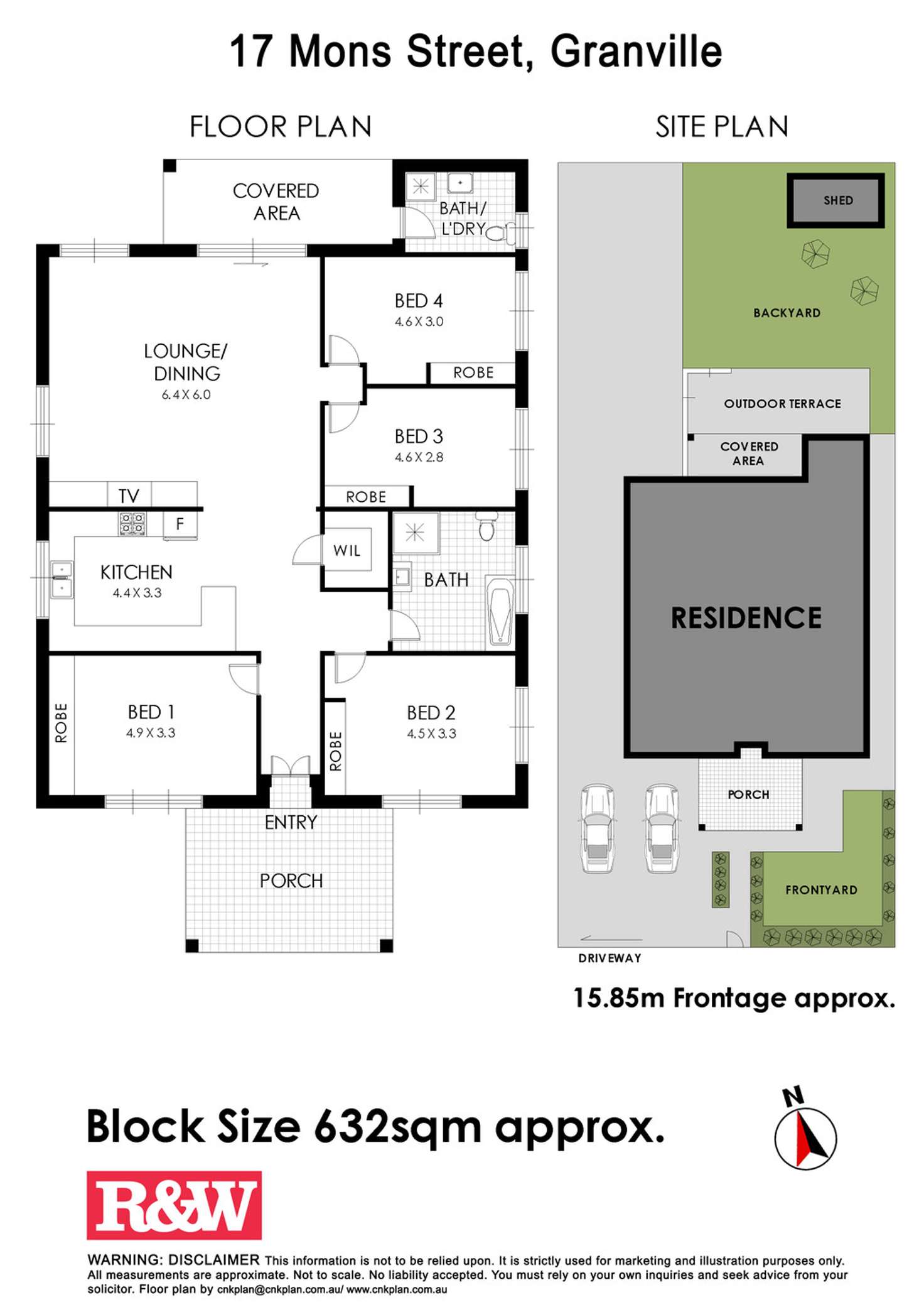 Floorplan of Homely house listing, 17 Mons Street, Granville NSW 2142