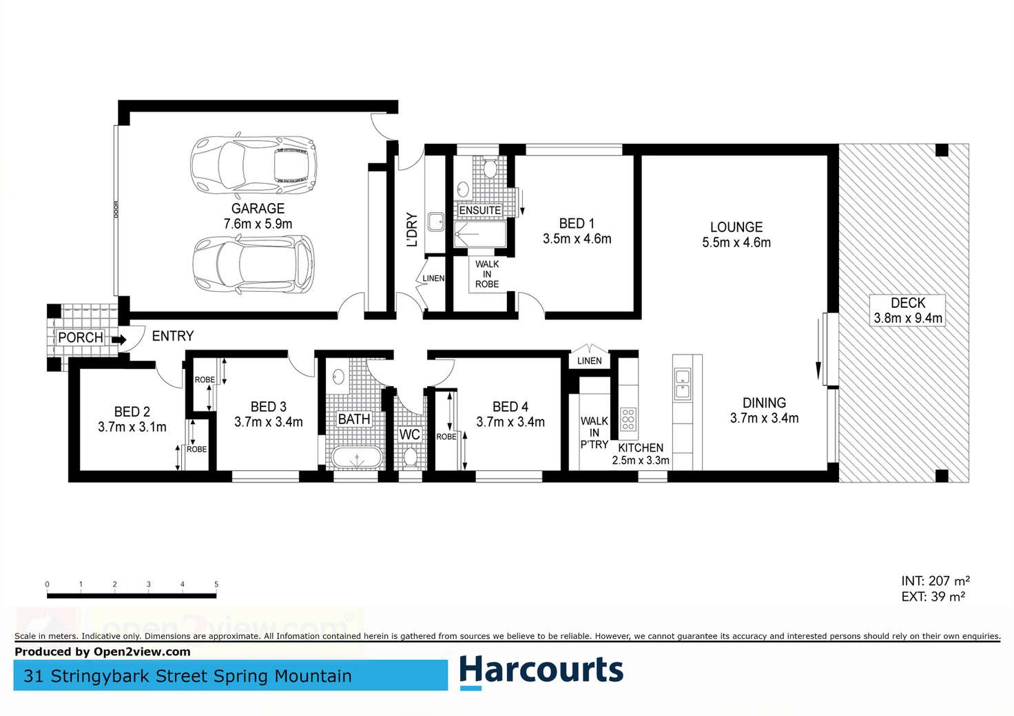 Floorplan of Homely house listing, 31 Stringybark Street, Spring Mountain QLD 4124