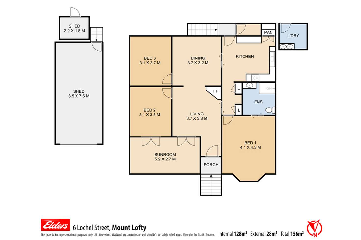 Floorplan of Homely house listing, 6 Lochel Street, Mount Lofty QLD 4350