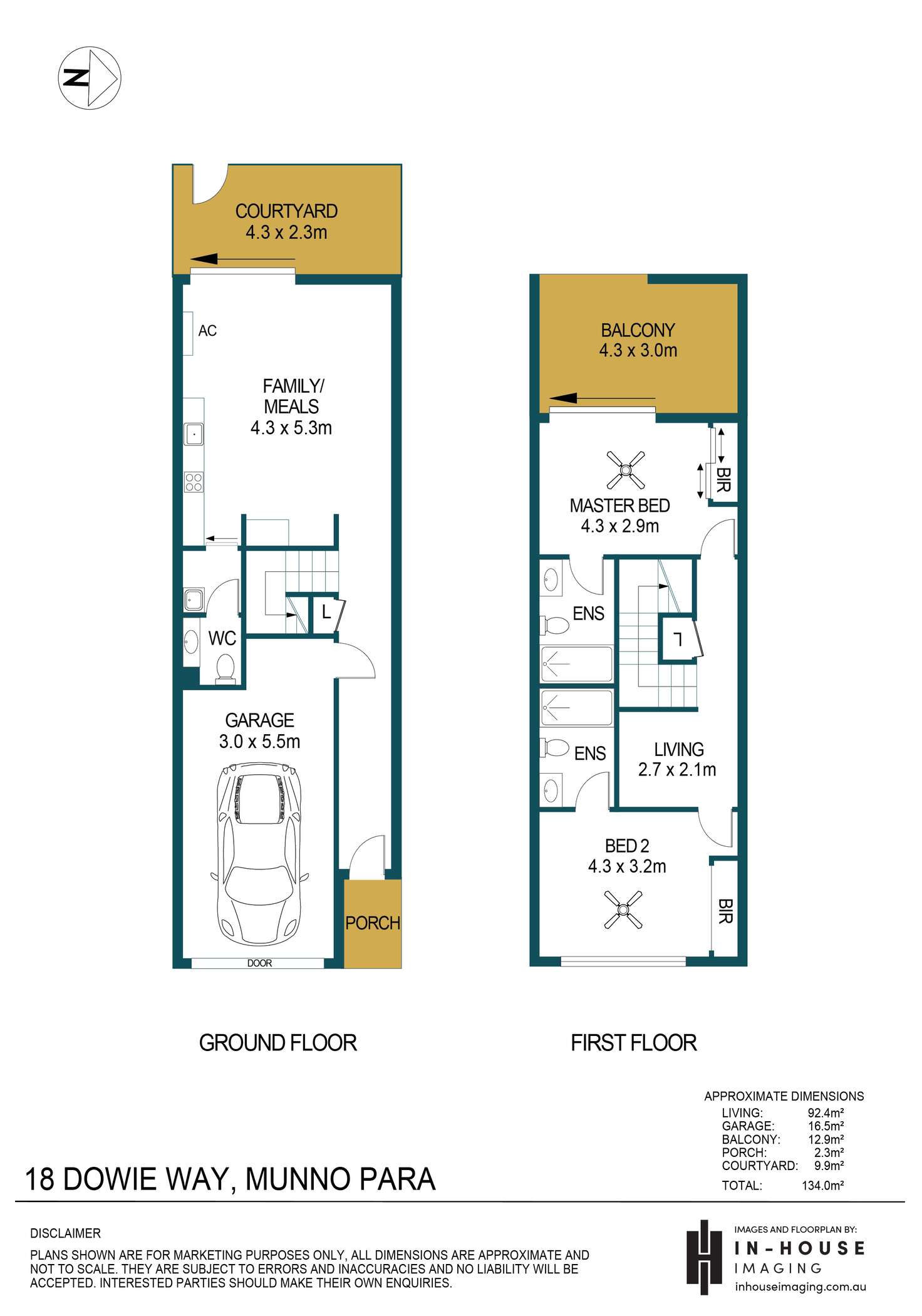 Floorplan of Homely house listing, 18 Dowie Way, Munno Para SA 5115