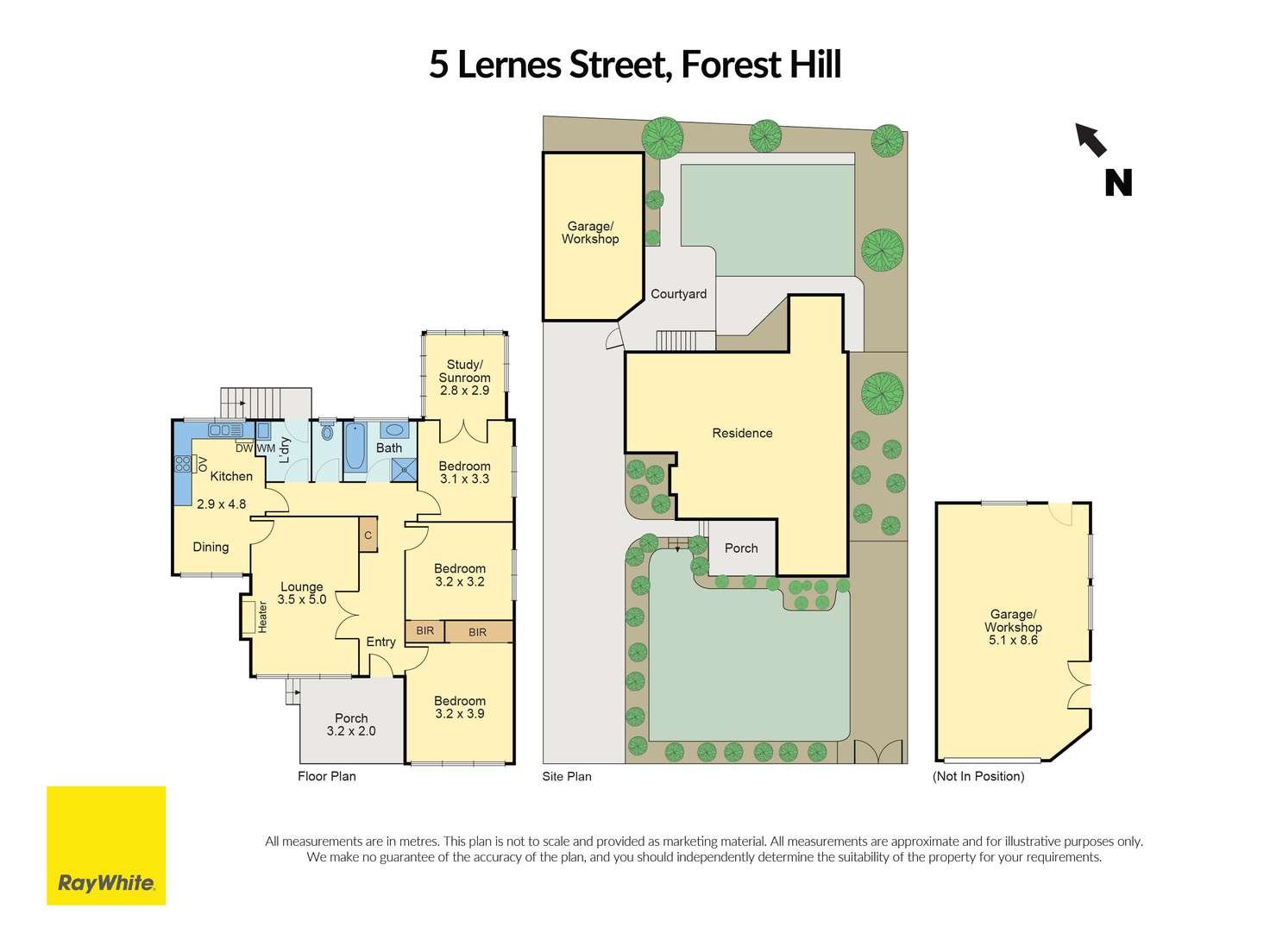 Floorplan of Homely house listing, 5 Lernes Street, Forest Hill VIC 3131