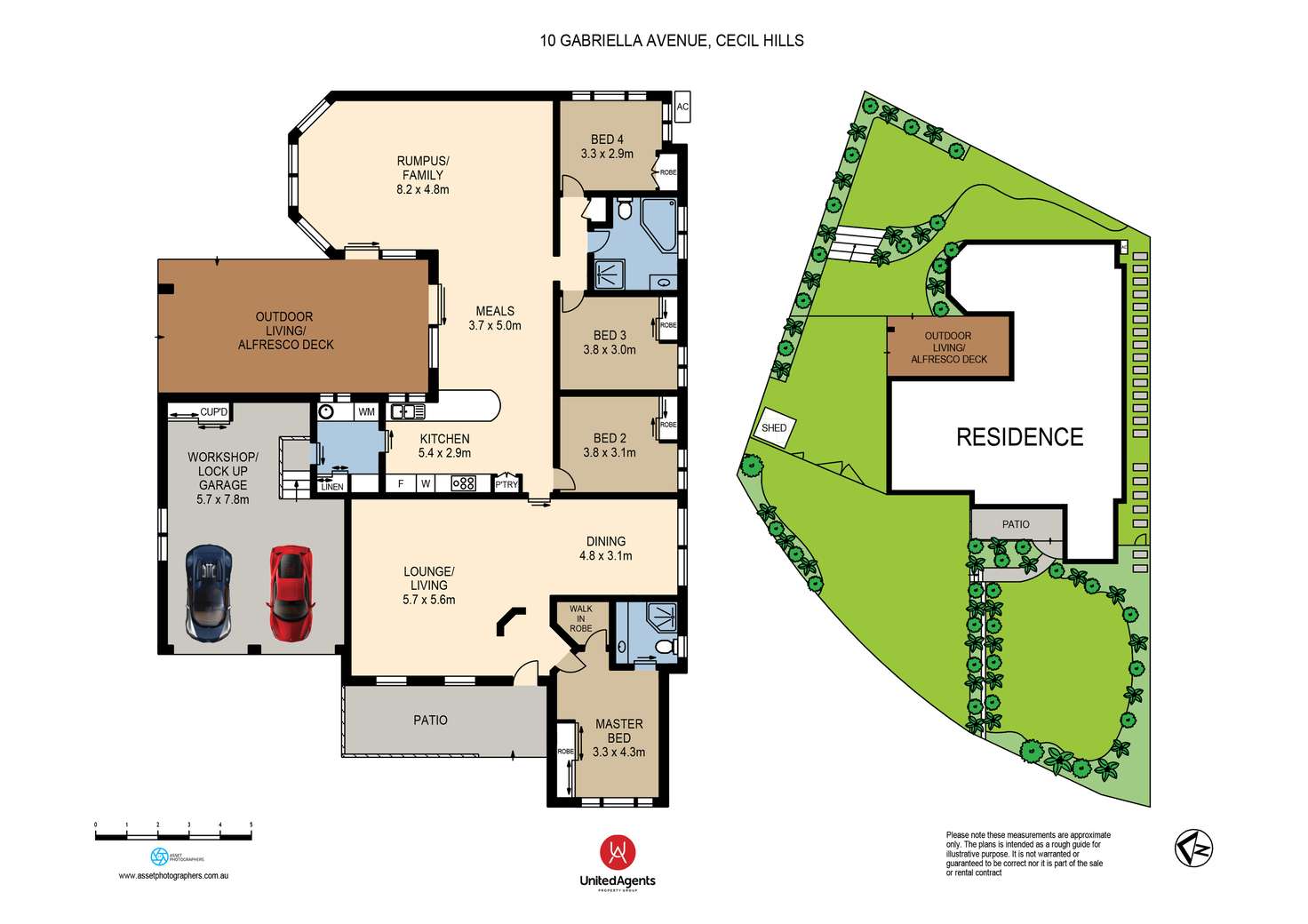 Floorplan of Homely house listing, 10 Gabriella Avenue, Cecil Hills NSW 2171