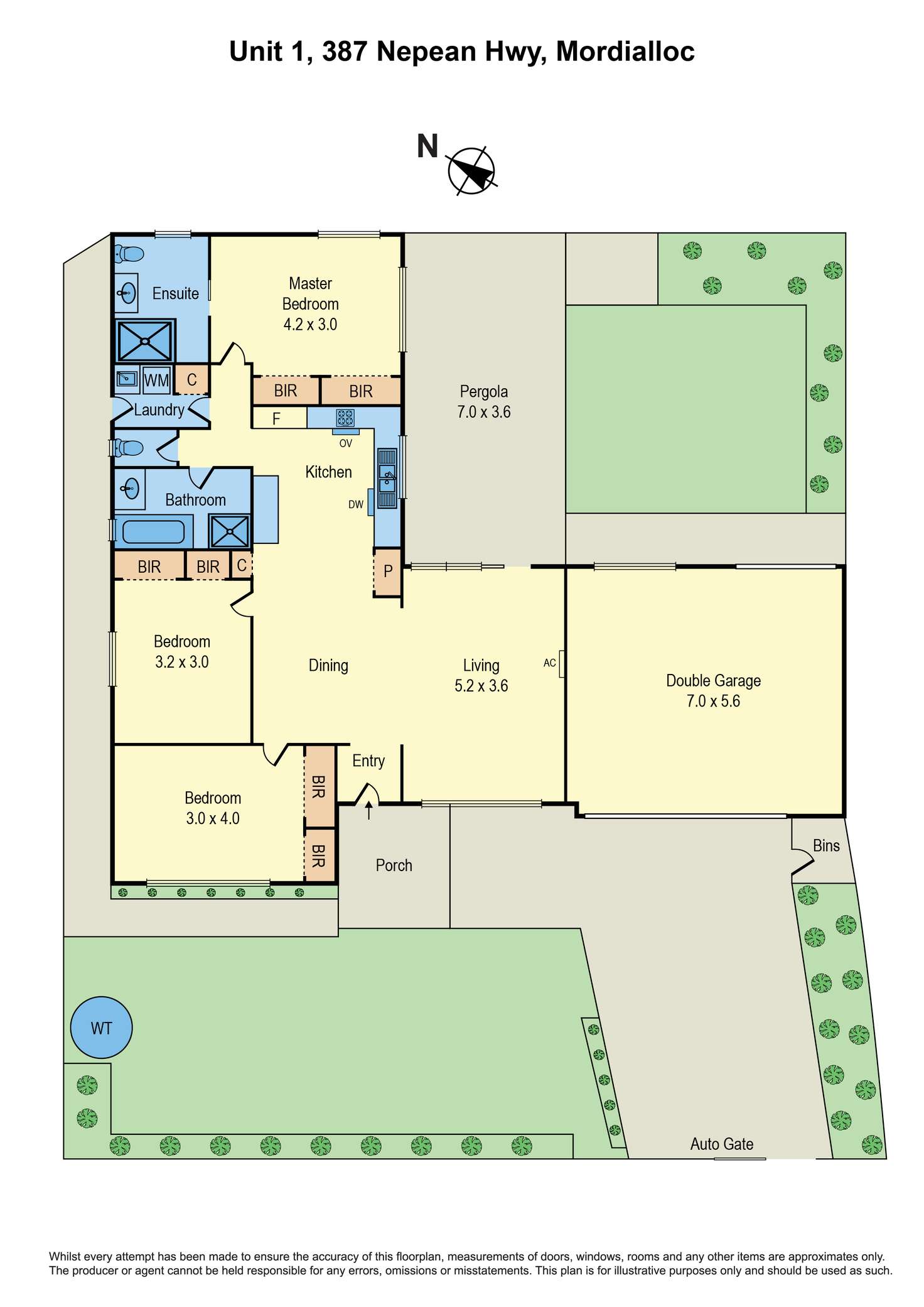 Floorplan of Homely house listing, 1/387-389 Nepean Highway, Mordialloc VIC 3195