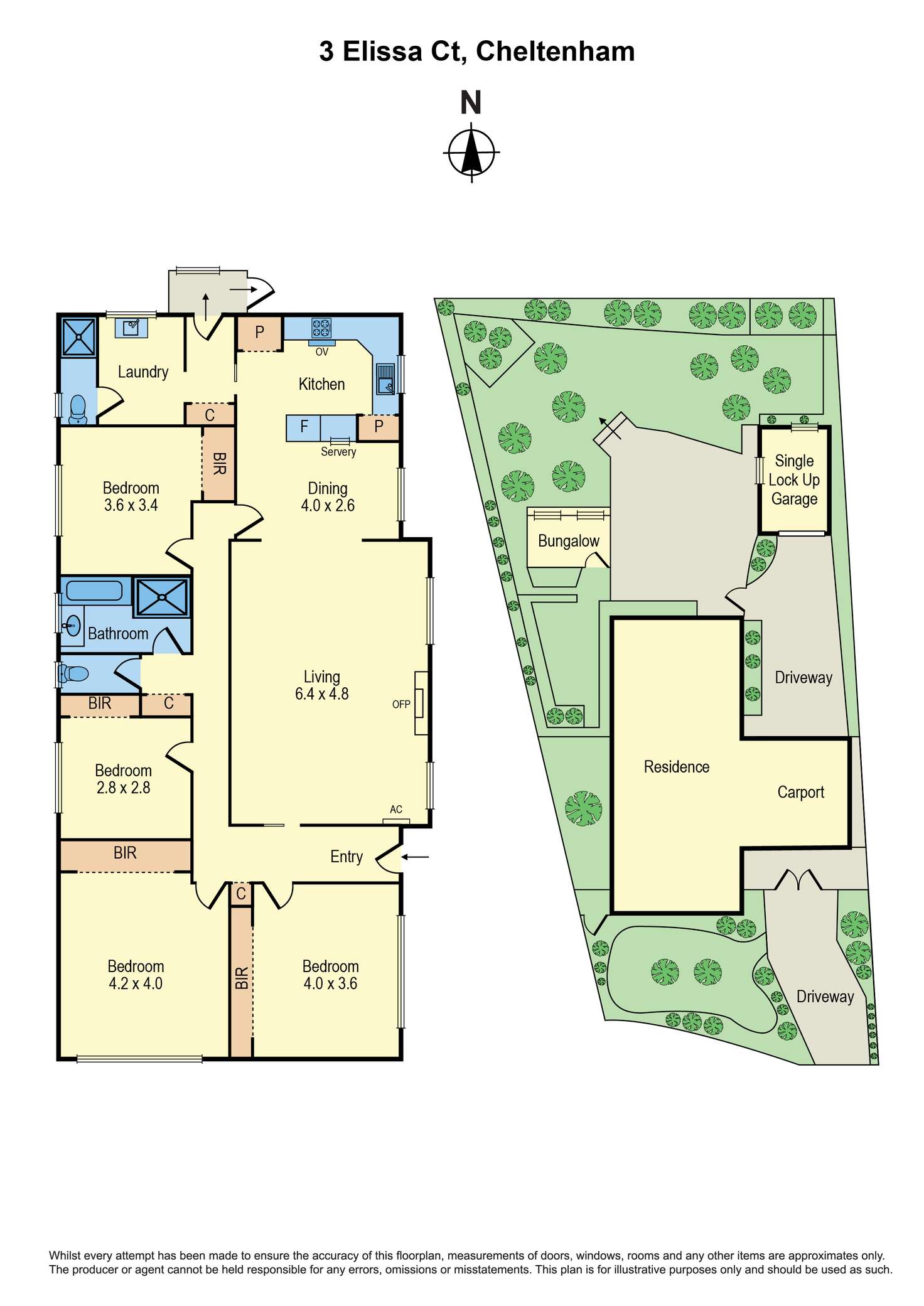 Floorplan of Homely house listing, 3 Elissa Court, Cheltenham VIC 3192