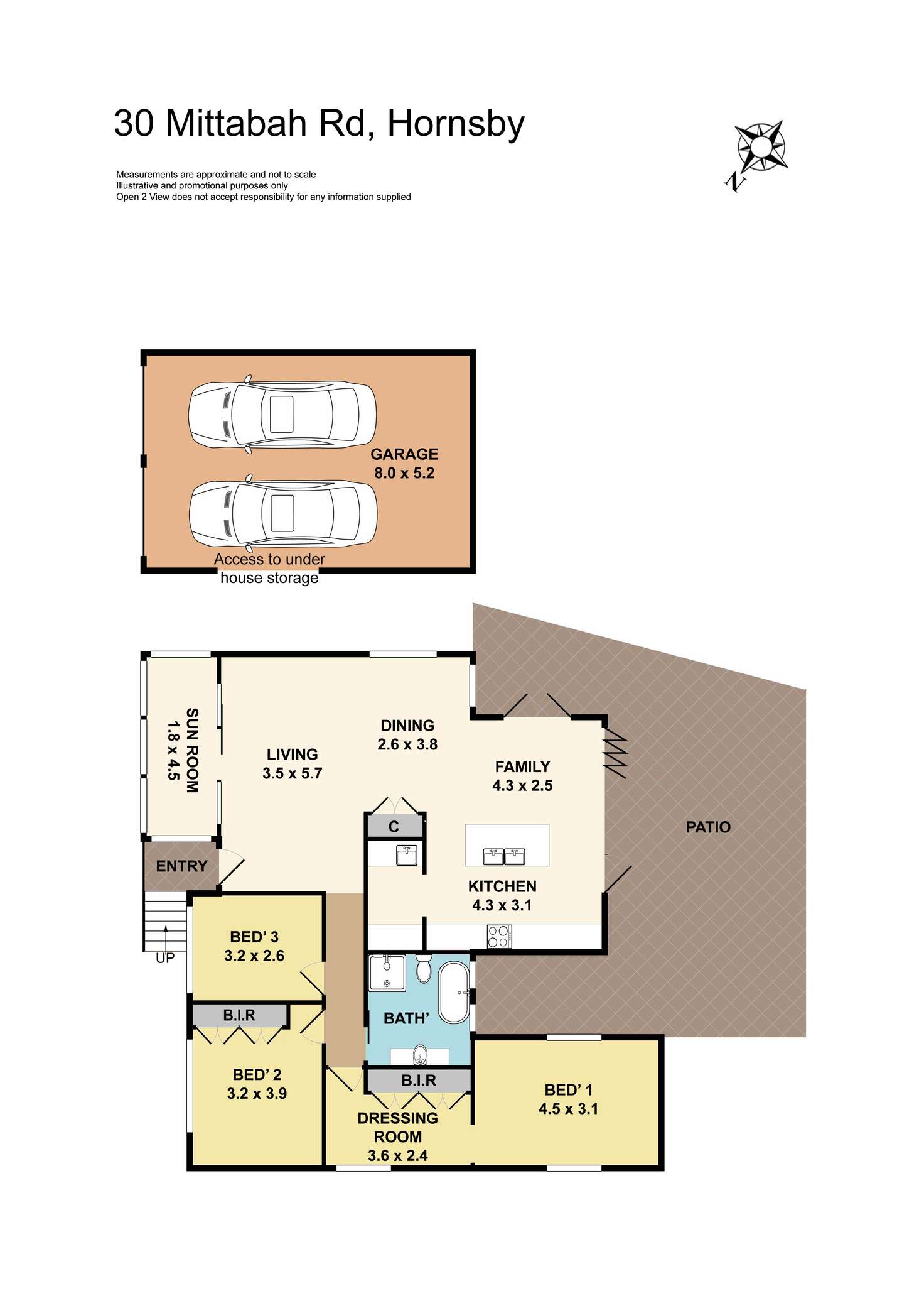 Floorplan of Homely house listing, 30 Mittabah Road, Hornsby NSW 2077