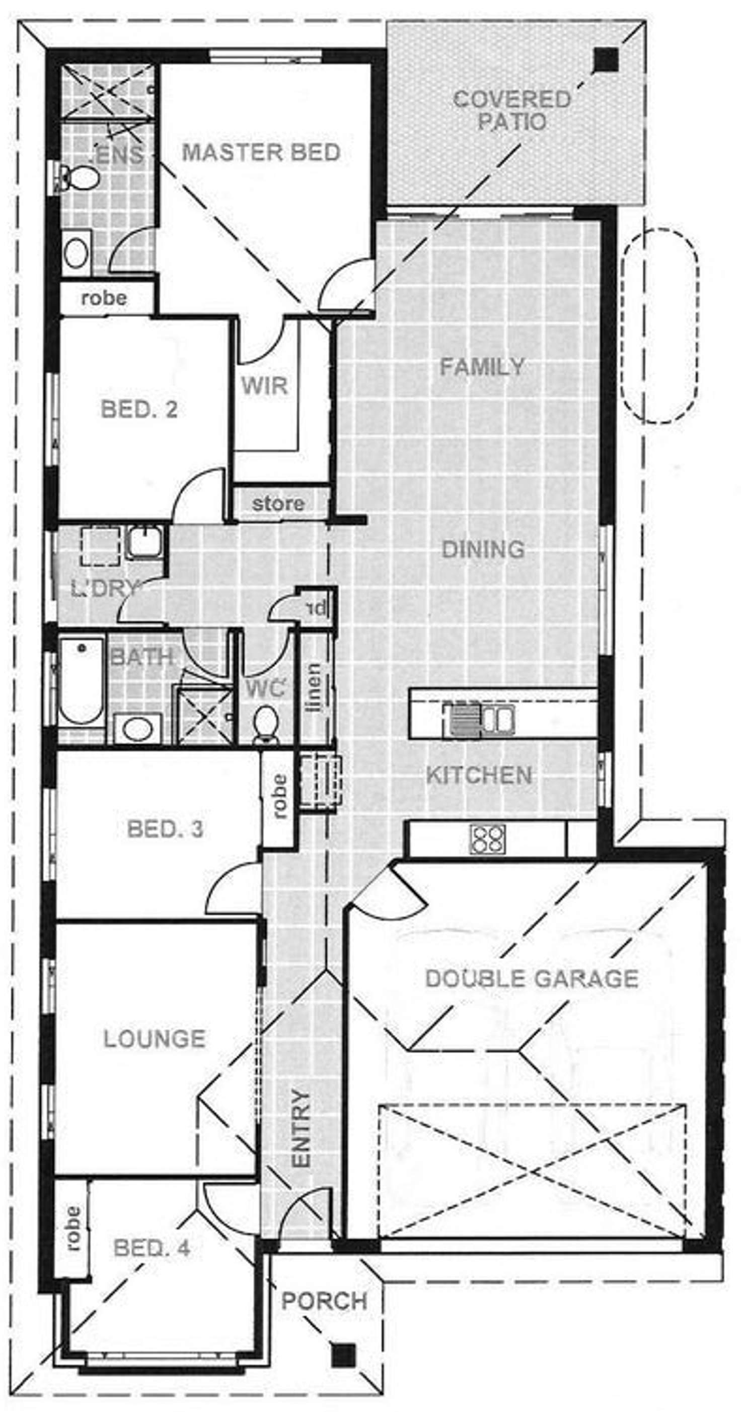 Floorplan of Homely house listing, 8 Summerstone Place, Maudsland QLD 4210