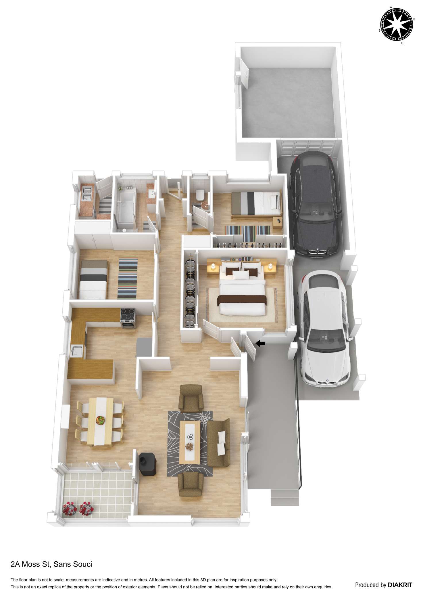 Floorplan of Homely house listing, 2A Moss Street, Sans Souci NSW 2219