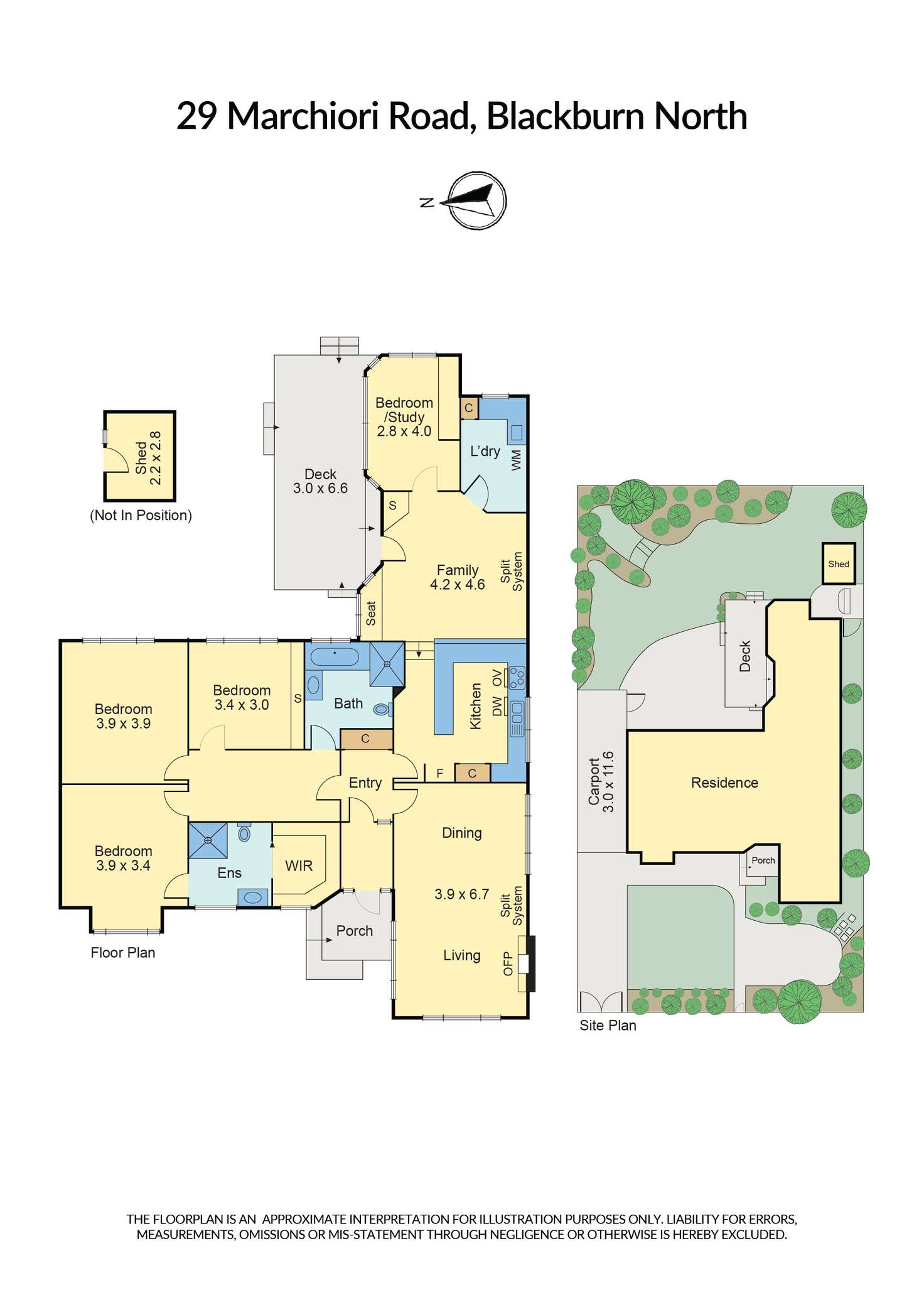 Floorplan of Homely house listing, 29 Marchiori Road, Blackburn North VIC 3130