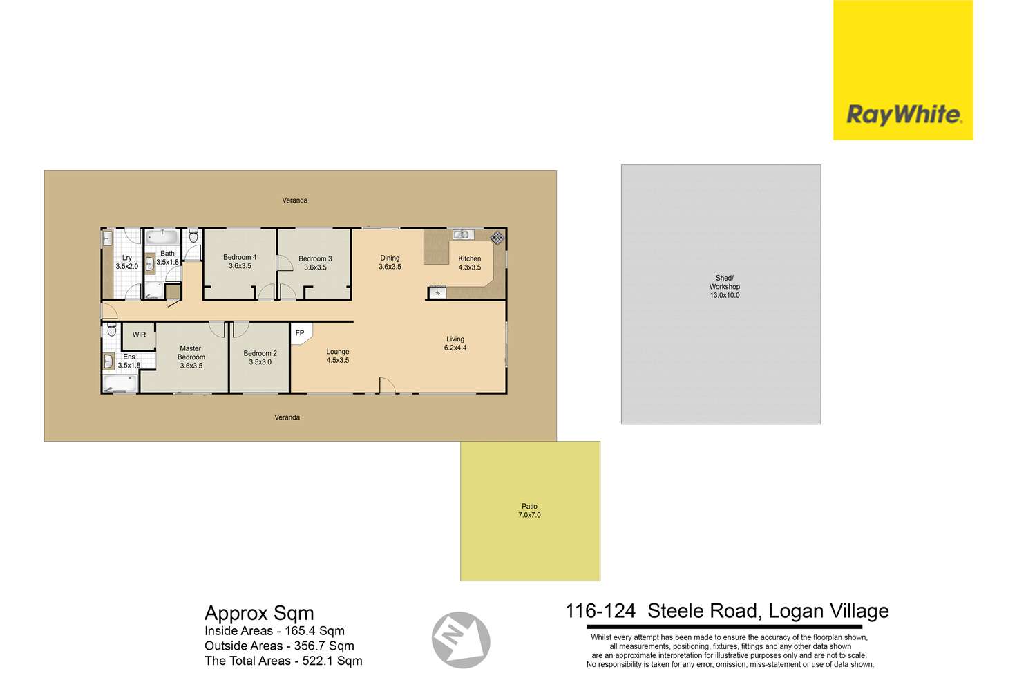 Floorplan of Homely house listing, 116-124 Steele Road, Logan Village QLD 4207