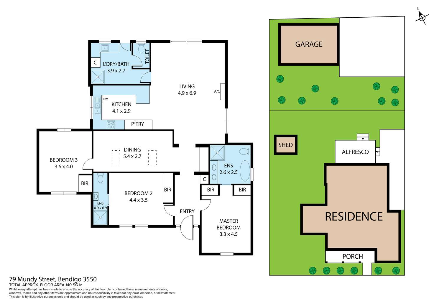 Floorplan of Homely house listing, 79 Mundy Street, Bendigo VIC 3550