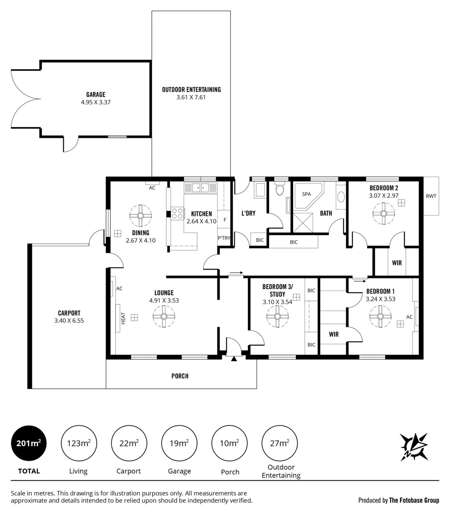 Floorplan of Homely house listing, 1 Grahame Drive, Athelstone SA 5076