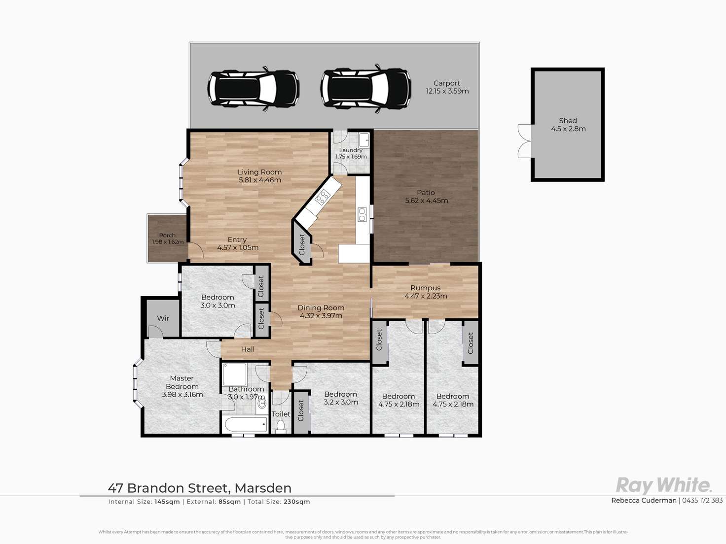 Floorplan of Homely house listing, 47 Brandon Street, Marsden QLD 4132