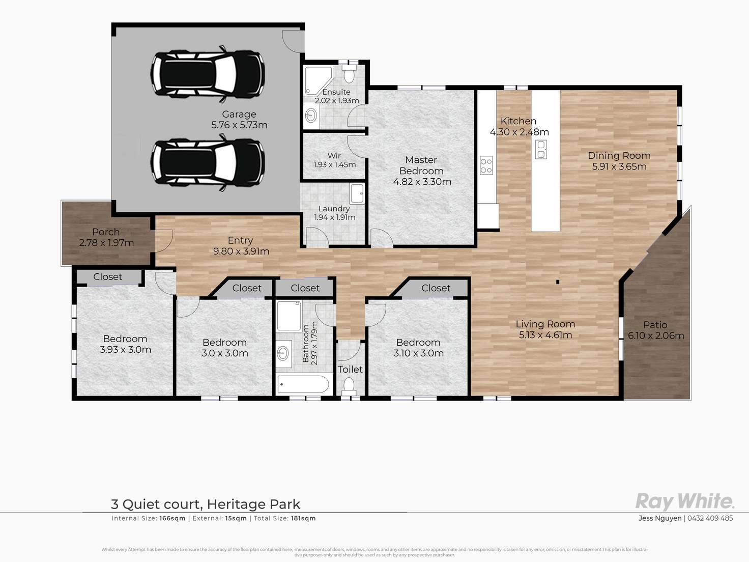 Floorplan of Homely house listing, 3 Quiet Court, Heritage Park QLD 4118