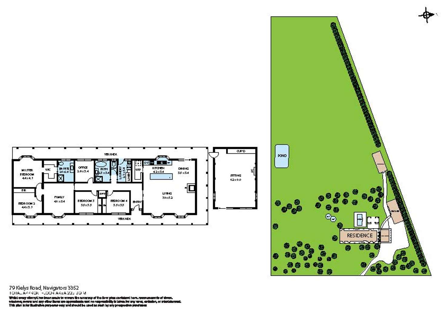 Floorplan of Homely house listing, 79 Kielys Road, Navigators VIC 3352