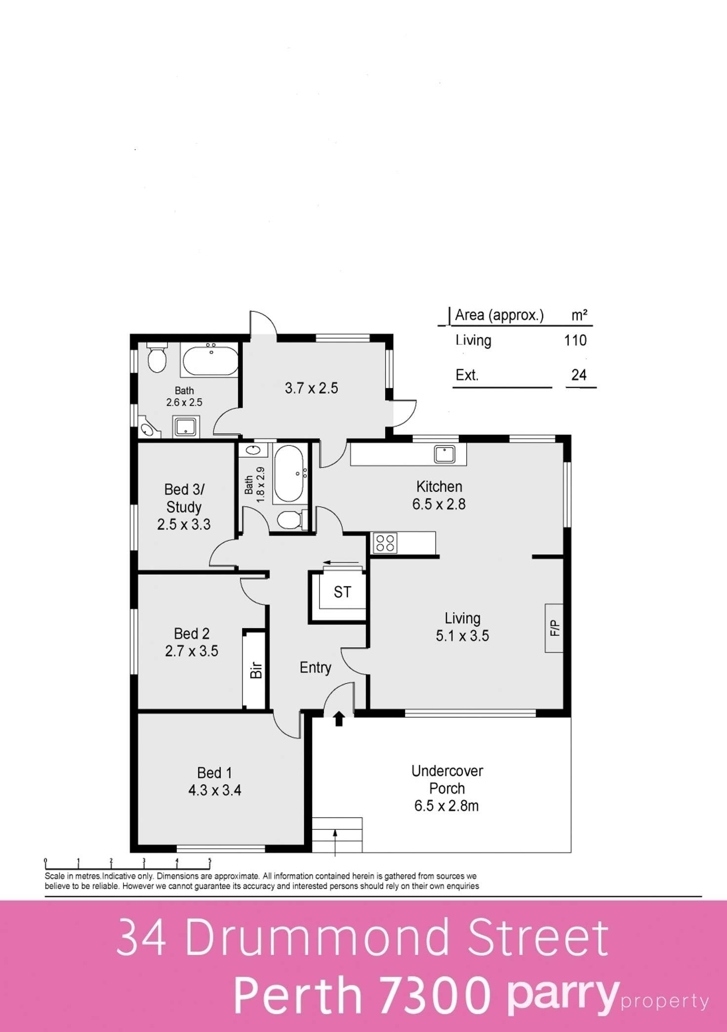 Floorplan of Homely house listing, 34 Drummond Street, Perth TAS 7300