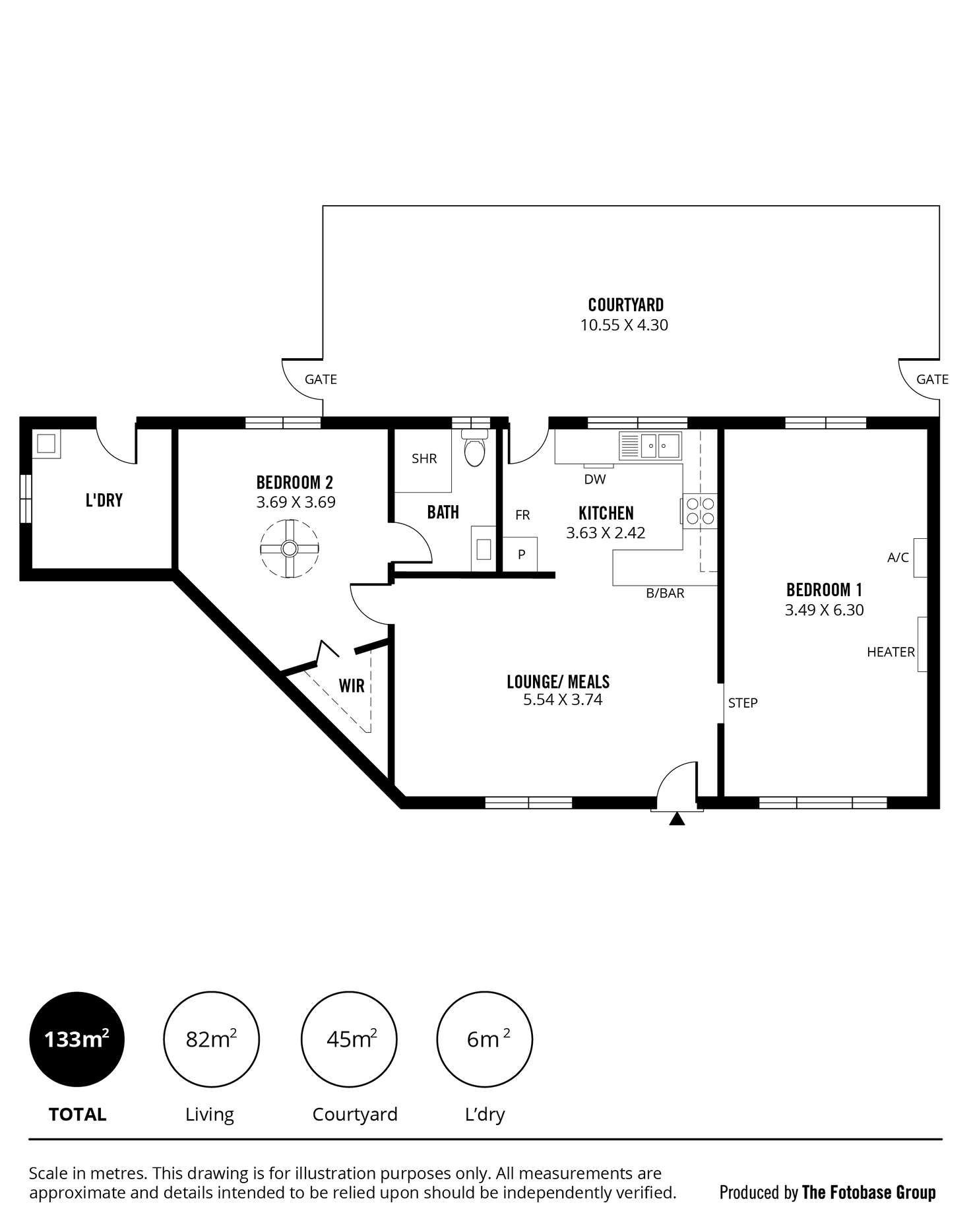 Floorplan of Homely unit listing, U5/28 Kitchener Street, Netherby SA 5062