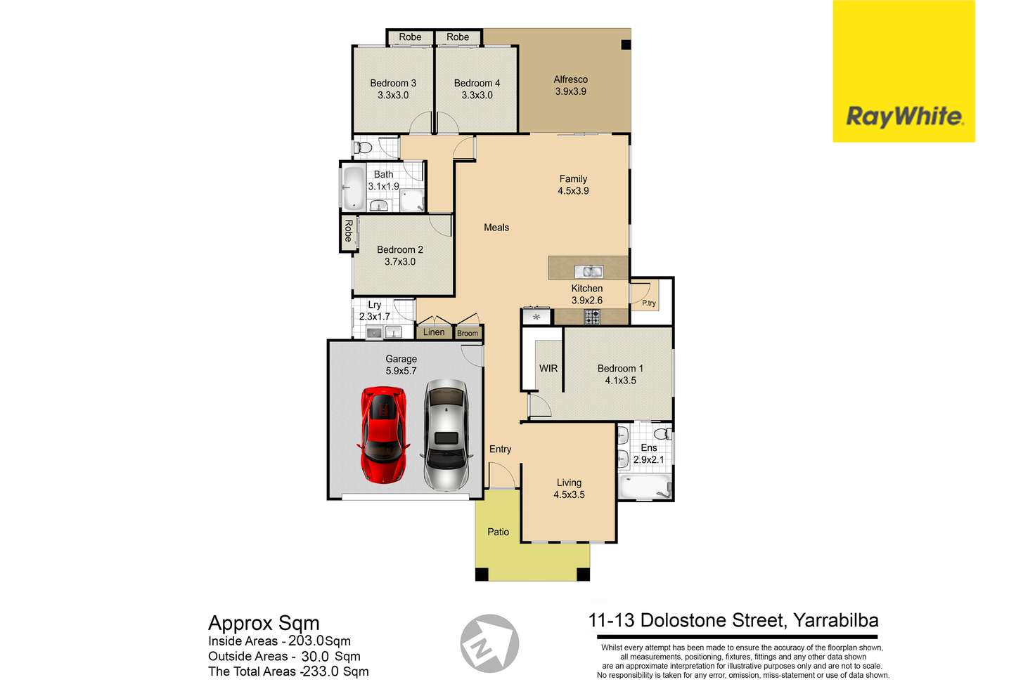Floorplan of Homely house listing, 11-13 Dolostone Street, Yarrabilba QLD 4207