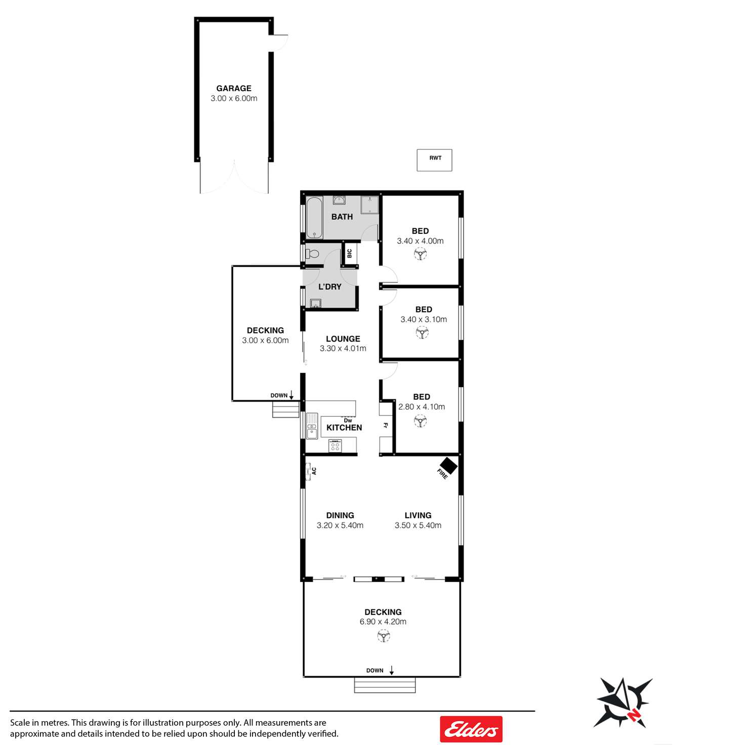 Floorplan of Homely house listing, 106 ISLAND VIEW DRIVE, Clayton Bay SA 5256