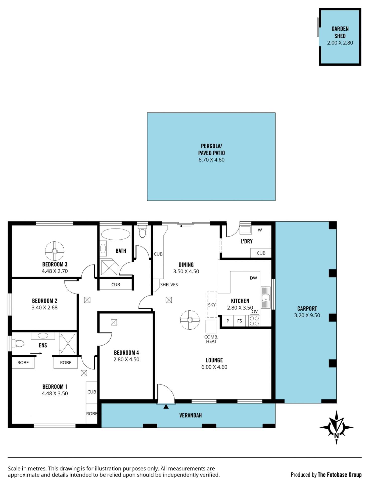 Floorplan of Homely house listing, 18 Gorse Avenue, Hawthorndene SA 5051