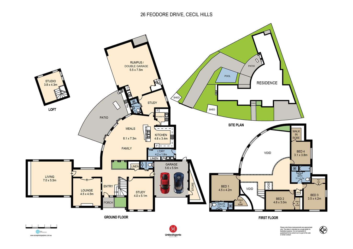 Floorplan of Homely house listing, 26 Feodore Drive, Cecil Hills NSW 2171