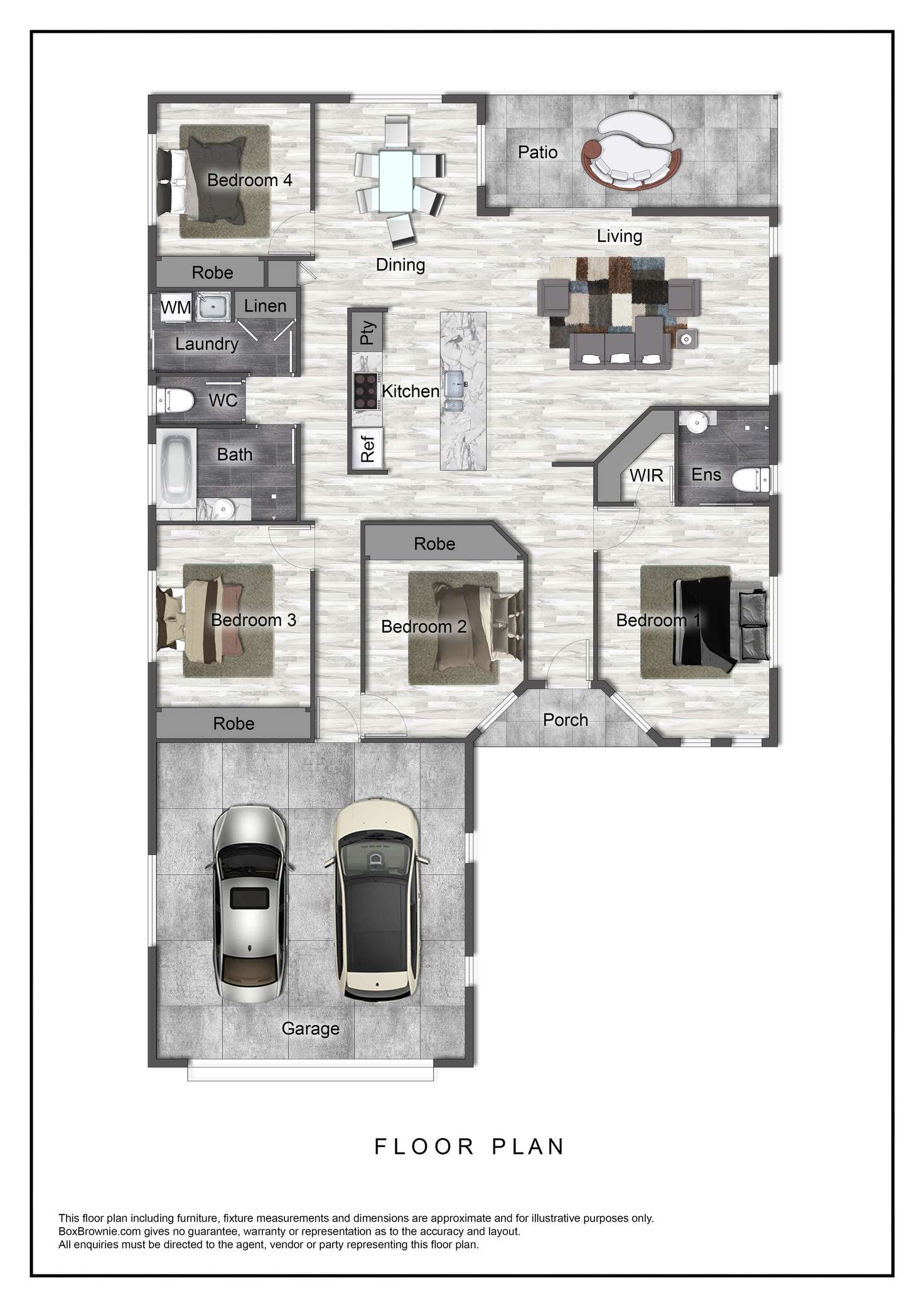 Floorplan of Homely house listing, 62 Coyne Avenue, Marian QLD 4753