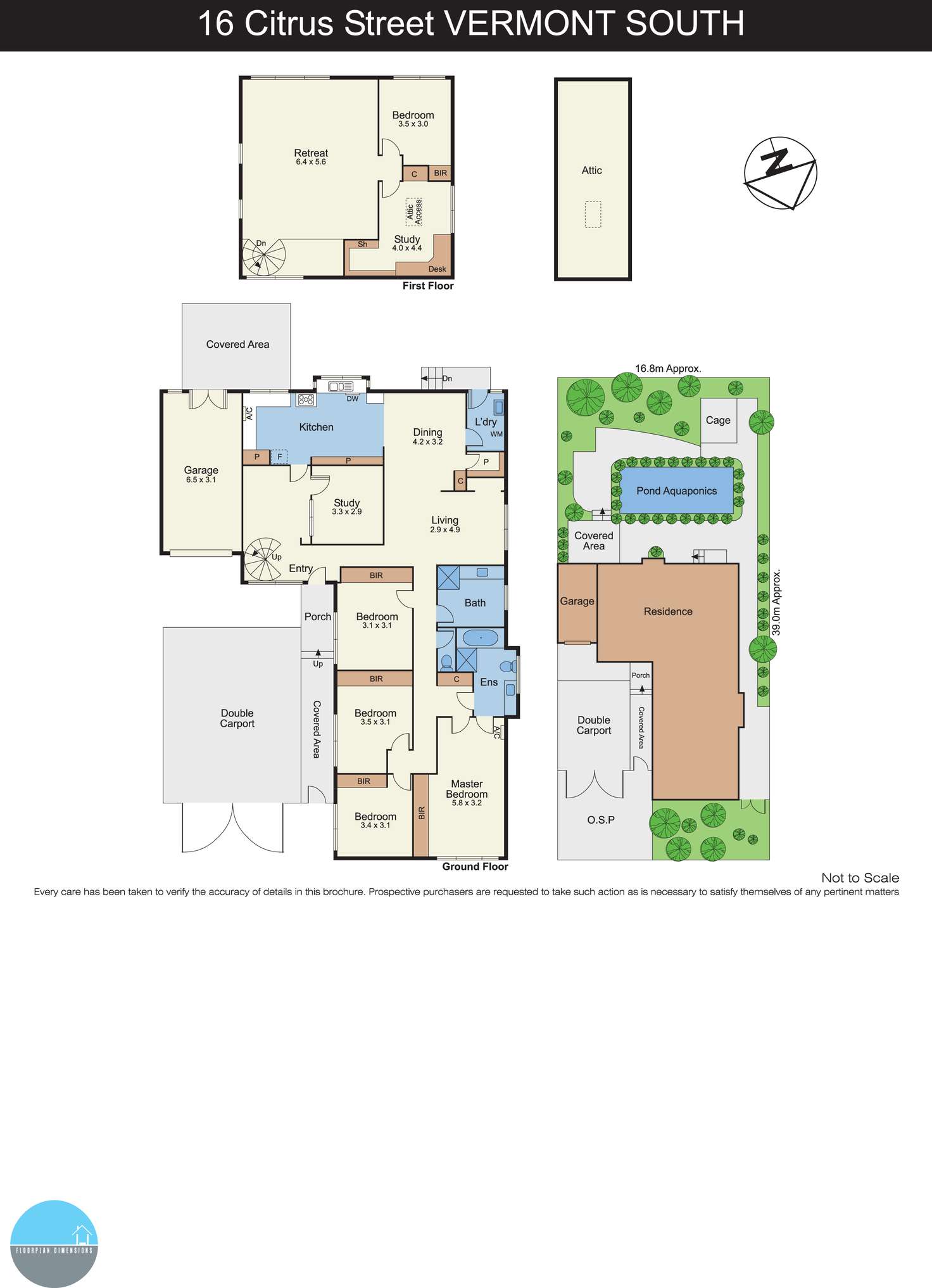Floorplan of Homely house listing, 16 Citrus Street, Vermont South VIC 3133