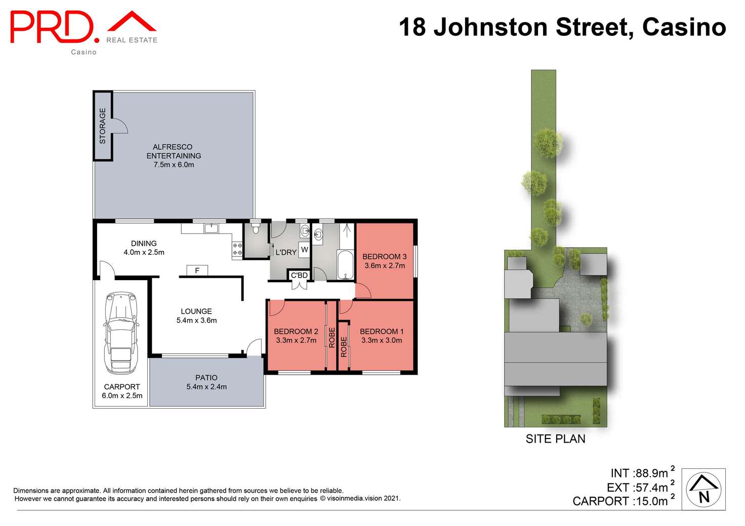 Floorplan of Homely house listing, 18 Johnston Street, Casino NSW 2470