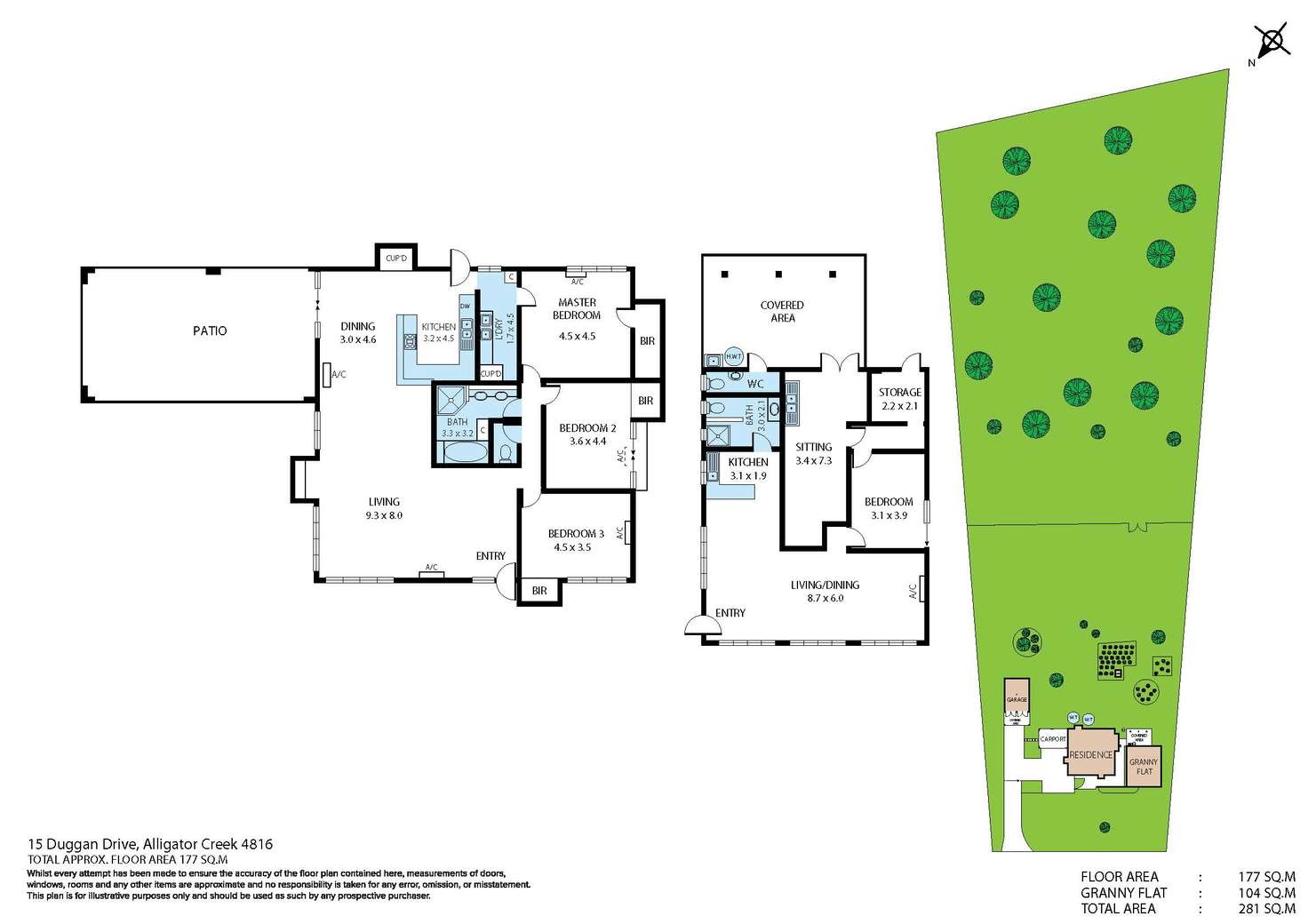 Floorplan of Homely house listing, 15 Duggan Drive, Alligator Creek QLD 4816