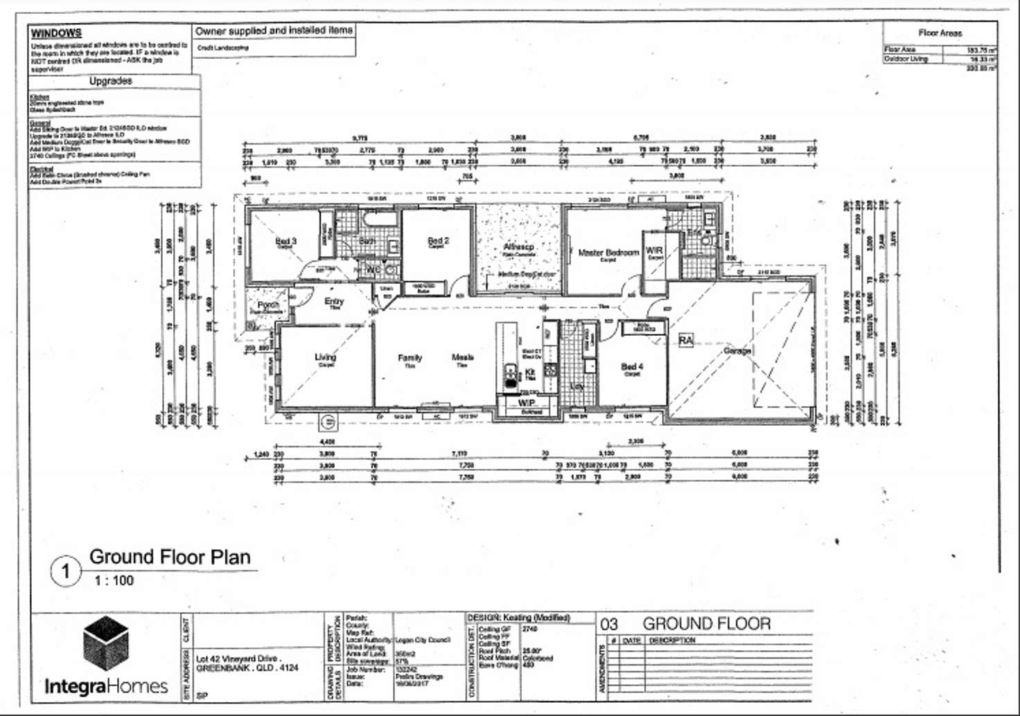 Floorplan of Homely house listing, 40 Vineyard Drive, Greenbank QLD 4124