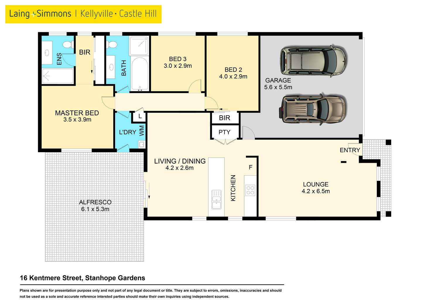 Floorplan of Homely house listing, 16 Kentmere Street, Stanhope Gardens NSW 2768