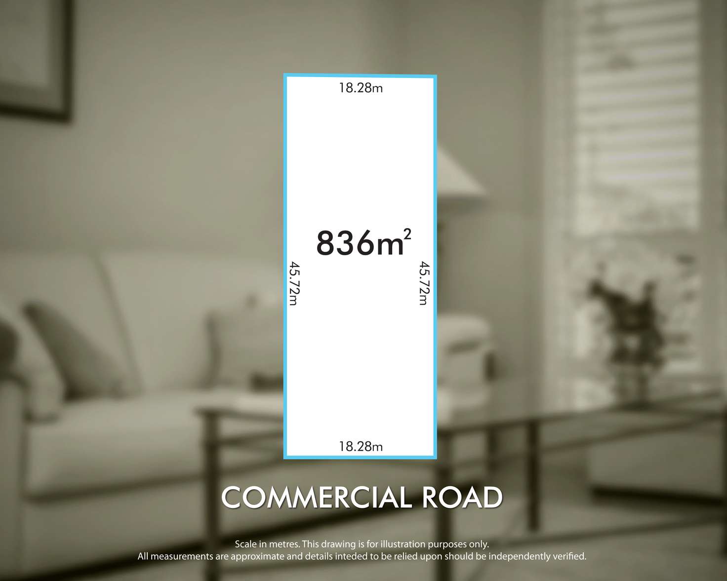 Floorplan of Homely residentialLand listing, 423 Commercial Road, Moana SA 5169