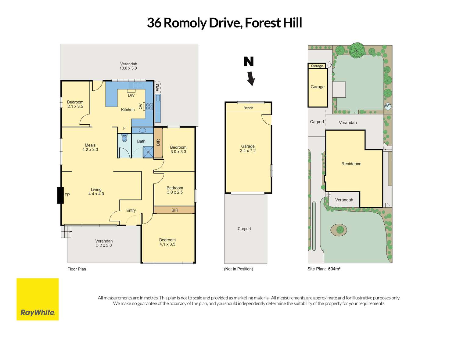 Floorplan of Homely house listing, 36 Romoly Drive, Forest Hill VIC 3131