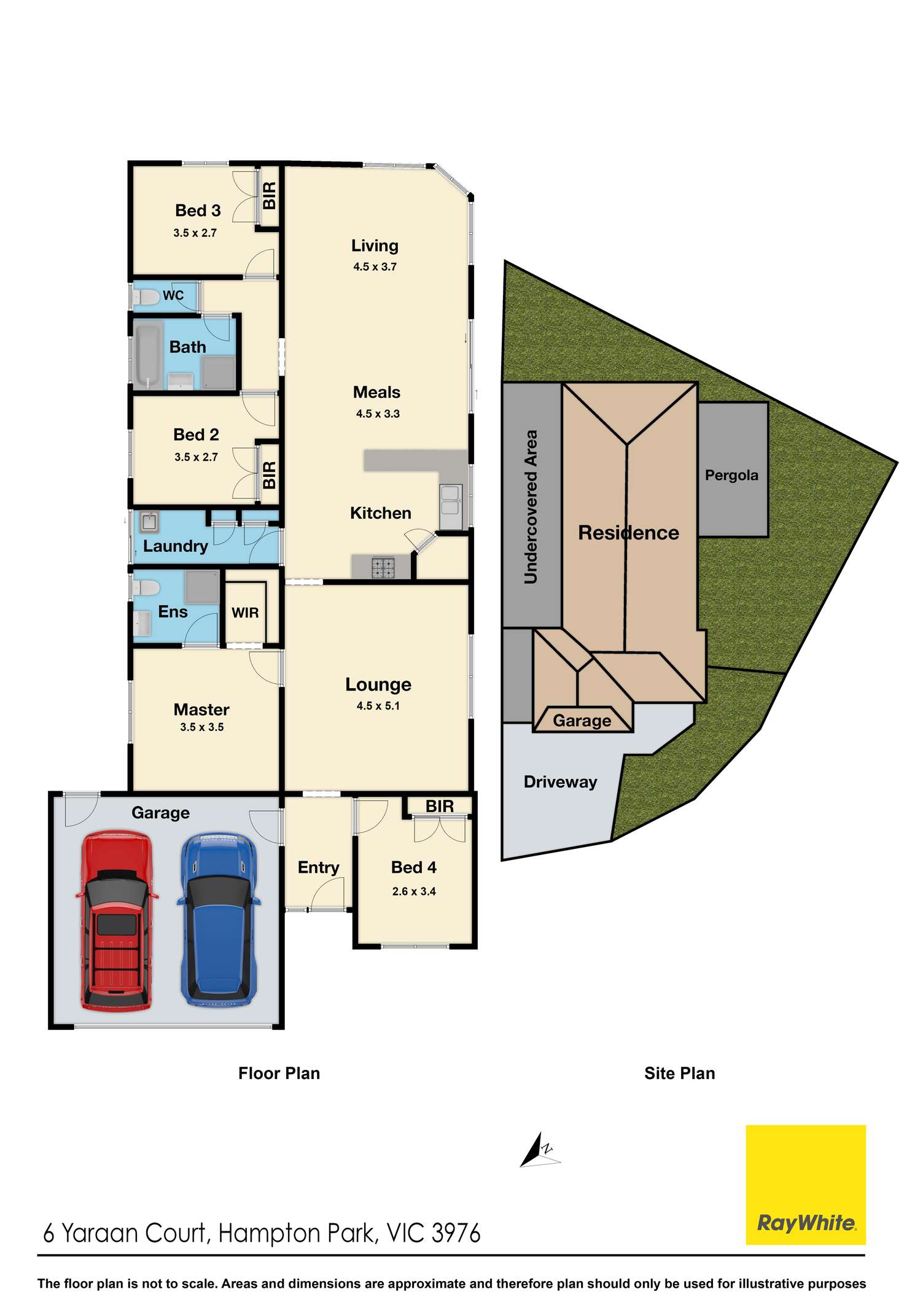 Floorplan of Homely house listing, 6 Yaraan Court, Hampton Park VIC 3976