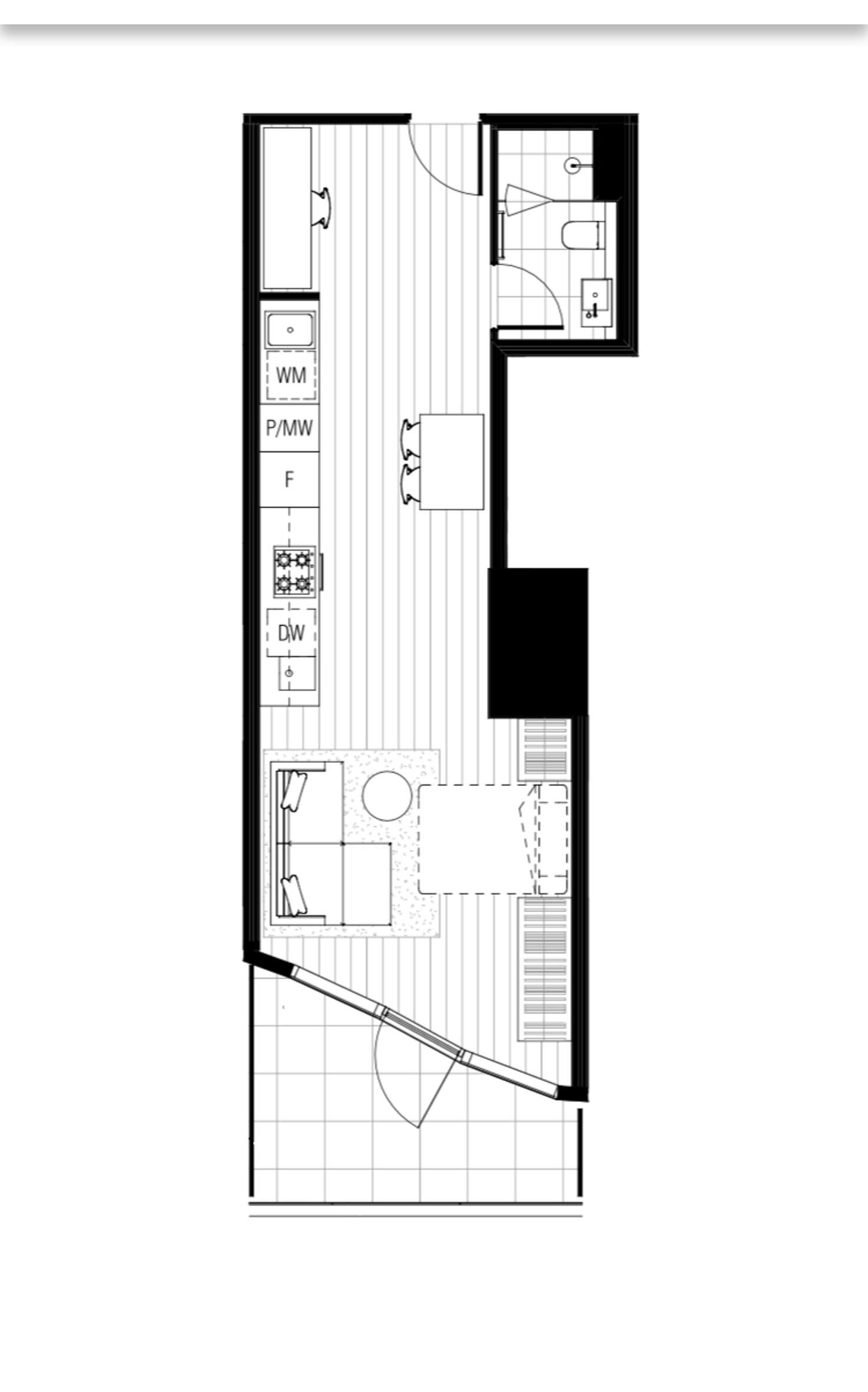 Floorplan of Homely apartment listing, 1107/70 Southbank Boulevard, Southbank VIC 3006