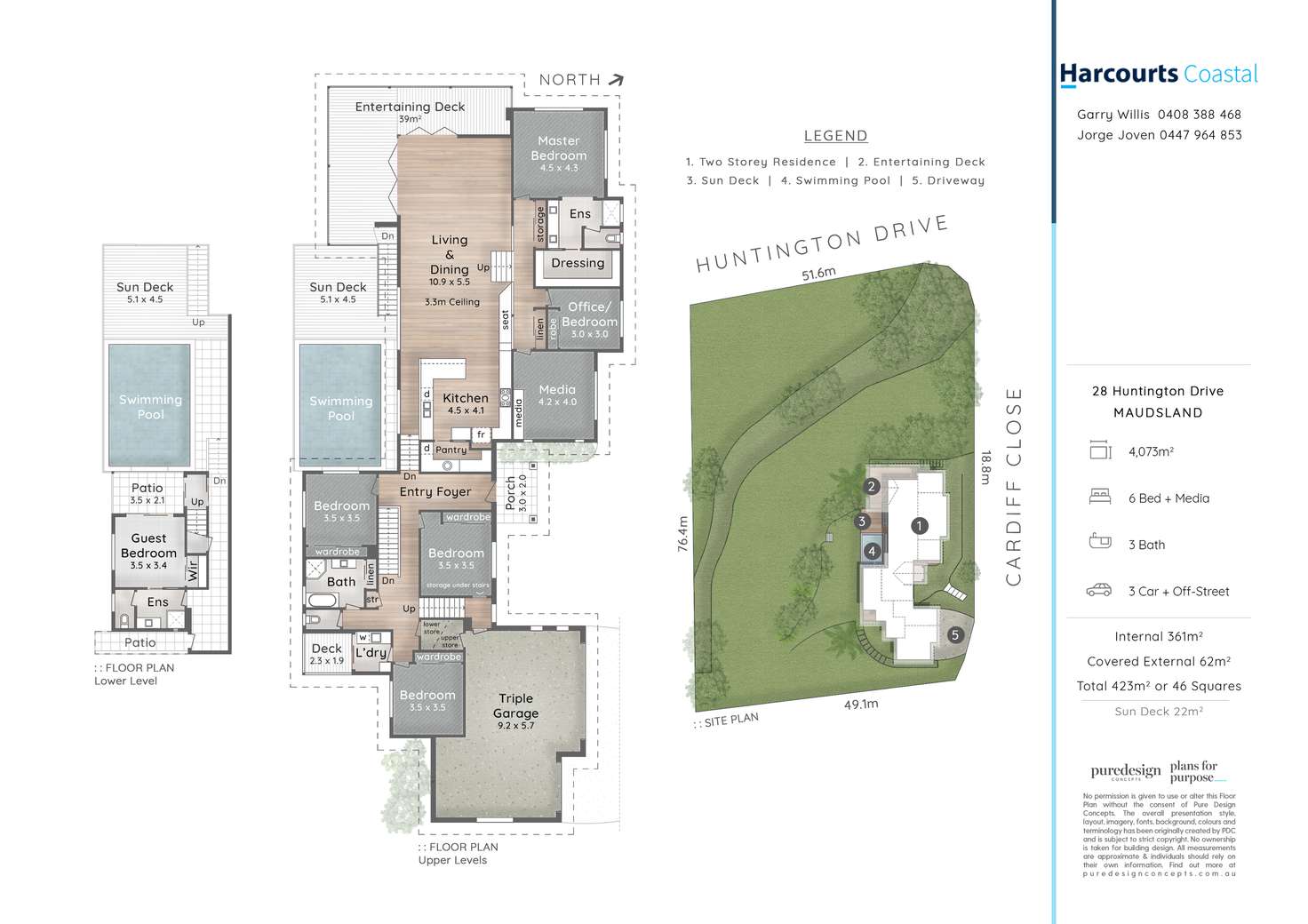 Floorplan of Homely house listing, 28 Huntington Drive, Maudsland QLD 4210
