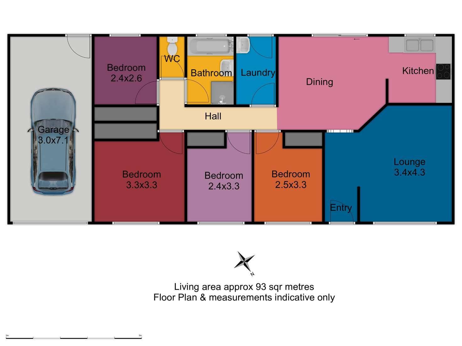 Floorplan of Homely house listing, 21 Hargraves Crescent, Orange NSW 2800
