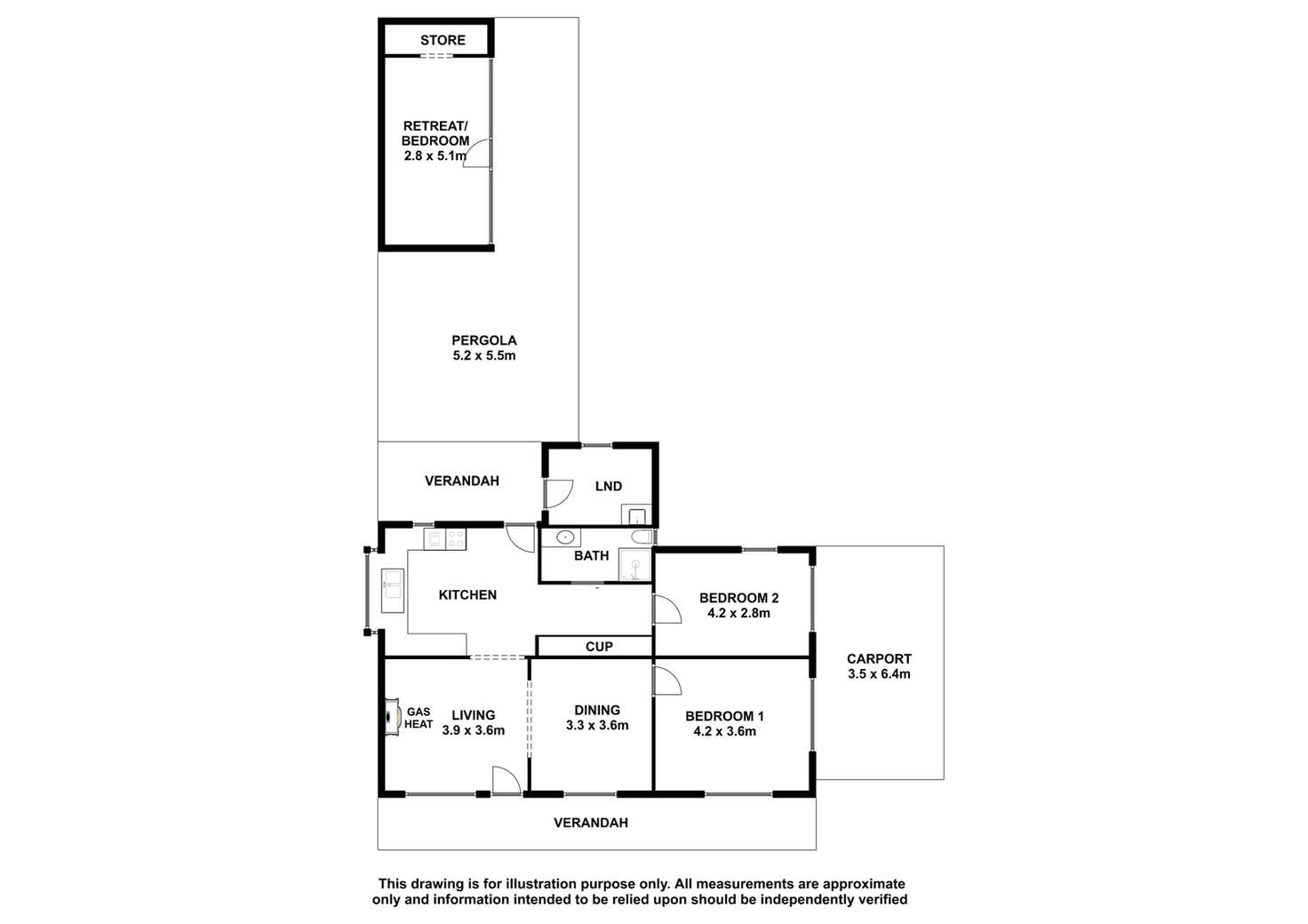 Floorplan of Homely house listing, 4 Jewell Street, Mundulla SA 5270