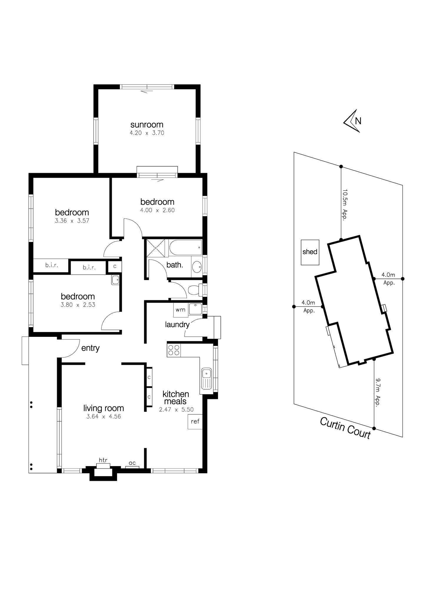 Floorplan of Homely house listing, 6 Curtin Court, Altona VIC 3018