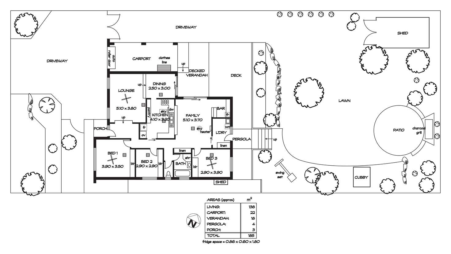 Floorplan of Homely house listing, 13 Burnbank Grove, Athelstone SA 5076