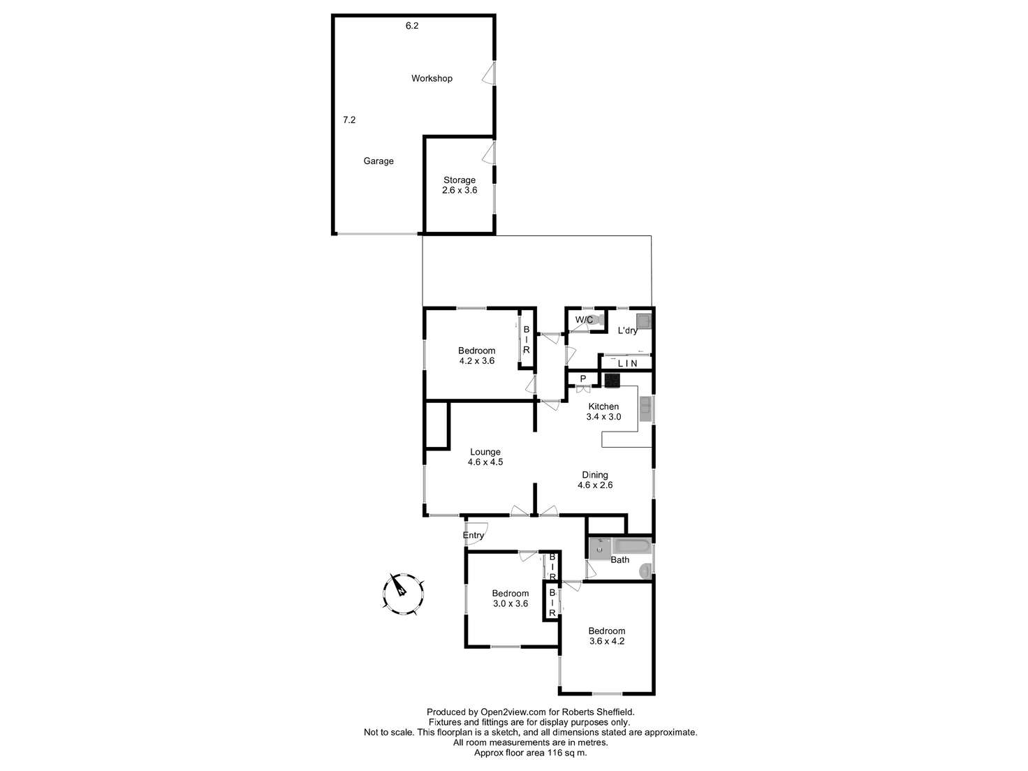 Floorplan of Homely house listing, 11 Albert Street, Sheffield TAS 7306