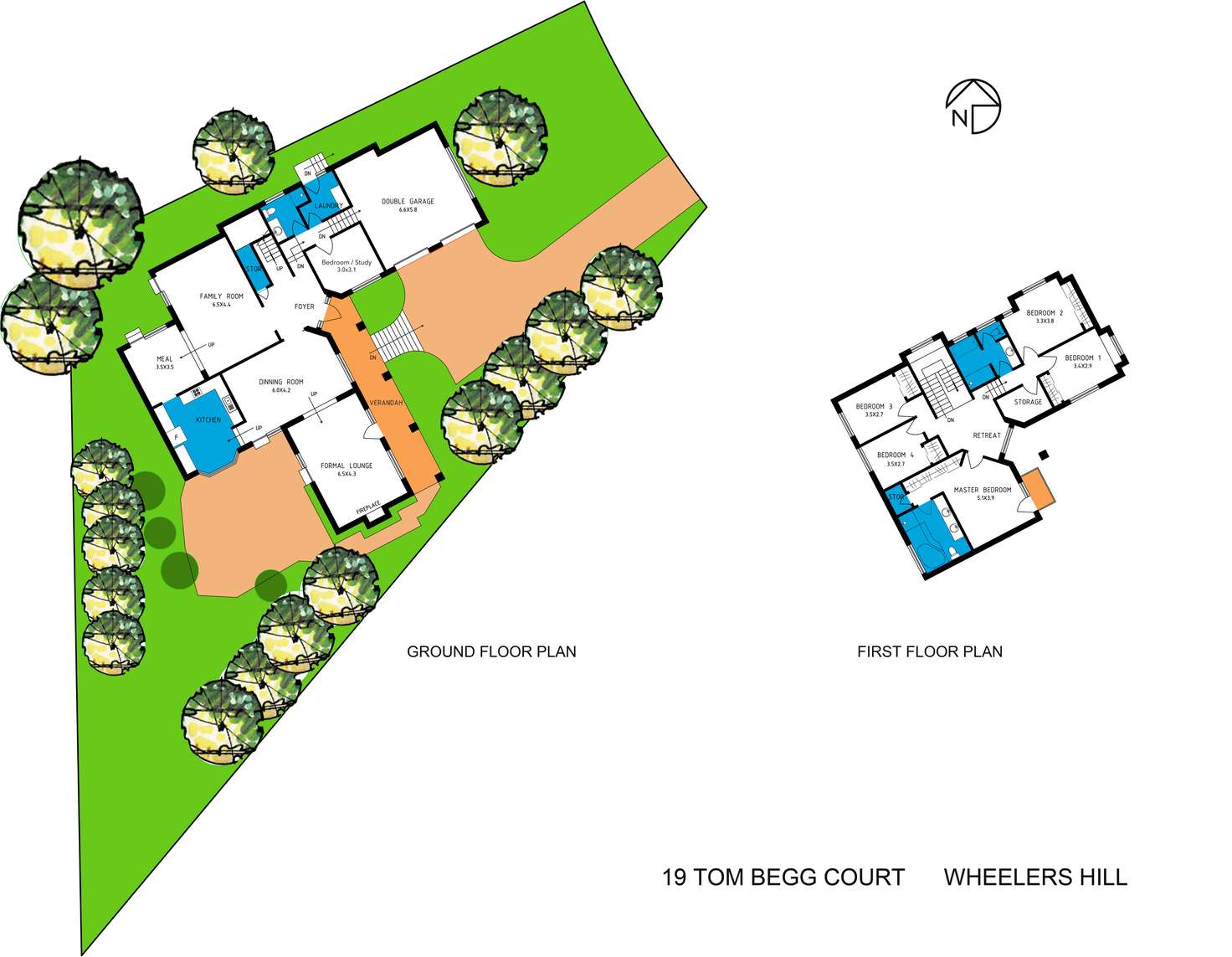 Floorplan of Homely house listing, 19 Tom Begg Court, Wheelers Hill VIC 3150