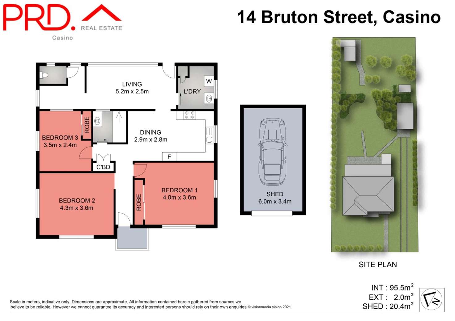 Floorplan of Homely house listing, 14 Bruton Street, Casino NSW 2470