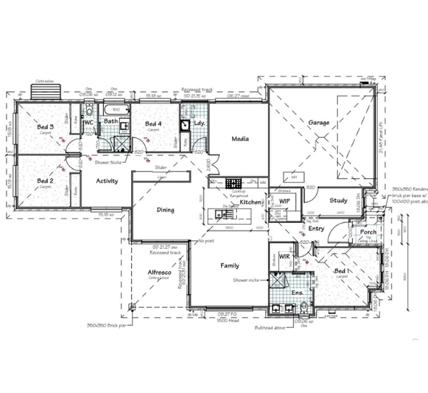 Floorplan of Homely house listing, 36 Vassallo Drive, Rosewood QLD 4340