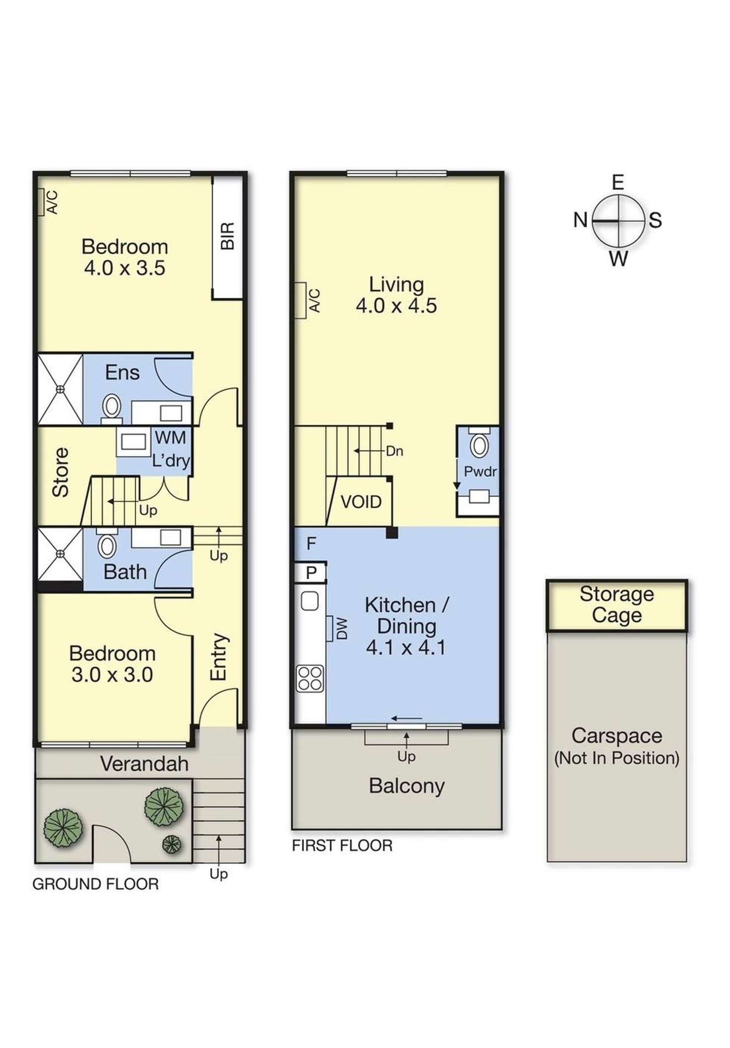 Floorplan of Homely townhouse listing, 8/26A Audsley Street, Clayton South VIC 3169