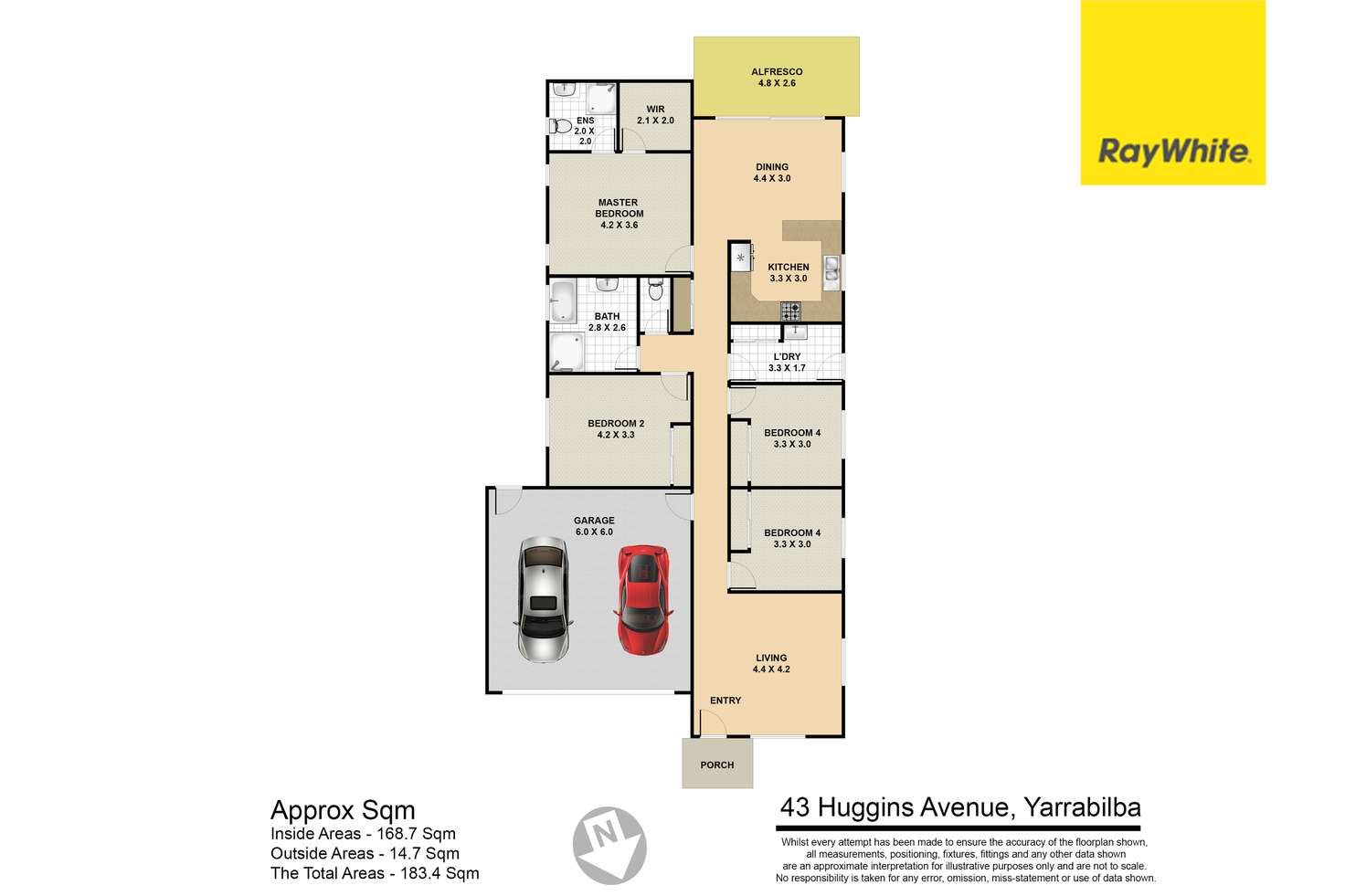 Floorplan of Homely house listing, 43 Huggins Avenue, Yarrabilba QLD 4207