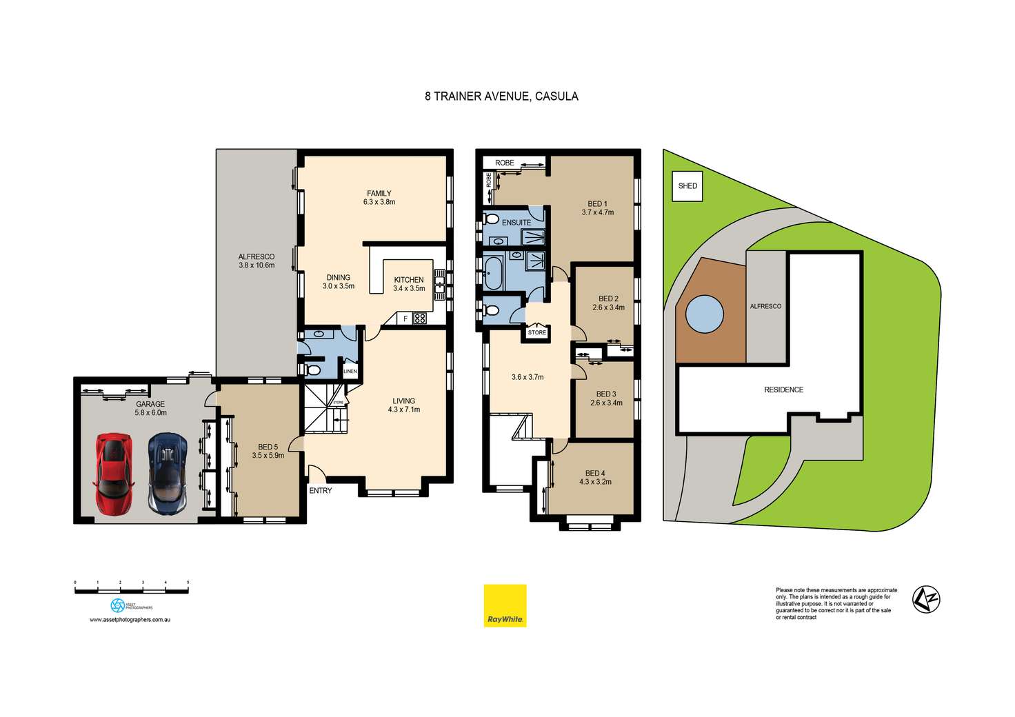 Floorplan of Homely house listing, 8 Trainer Avenue, Casula NSW 2170