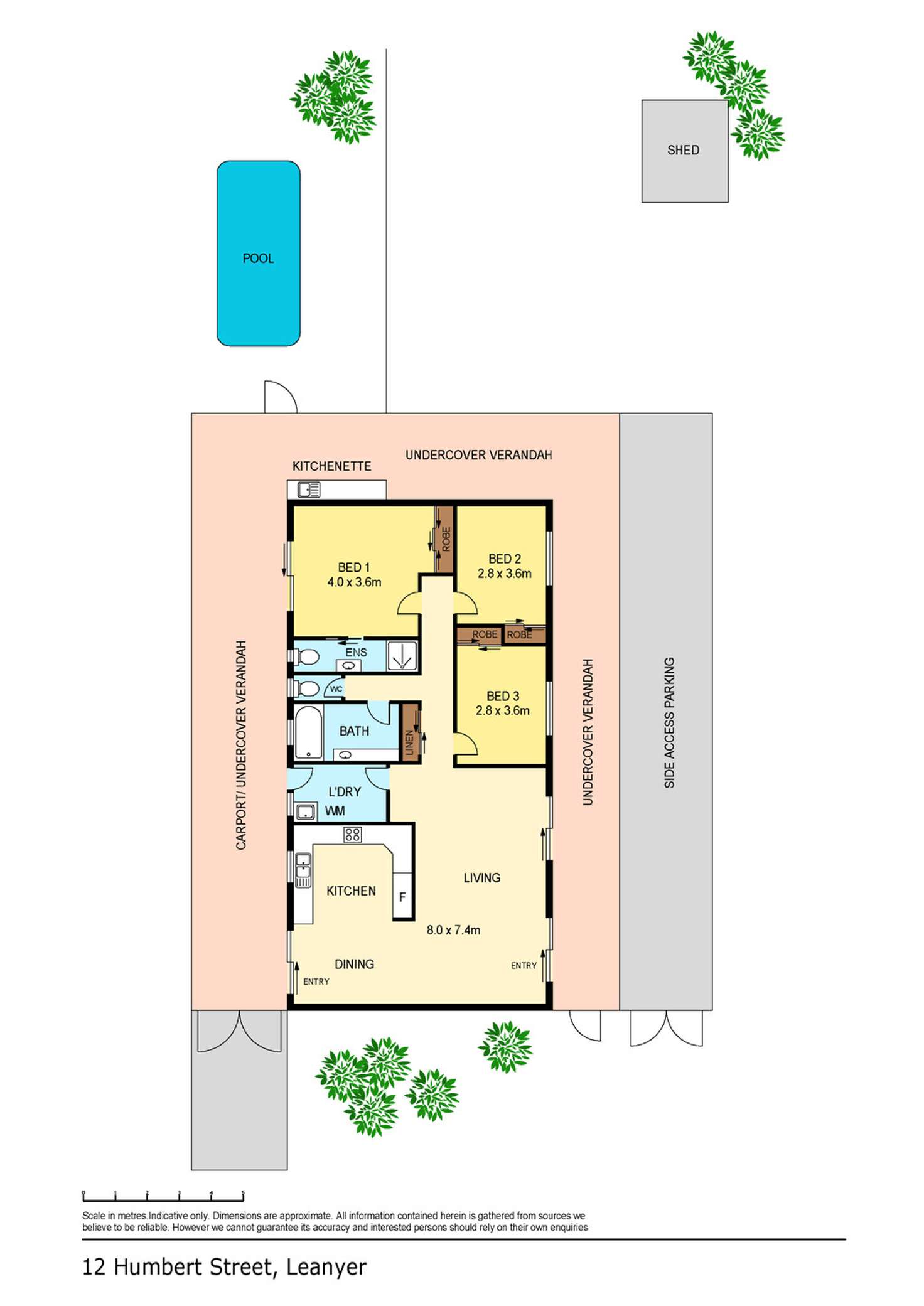 Floorplan of Homely house listing, 12 Humbert Street, Leanyer NT 812